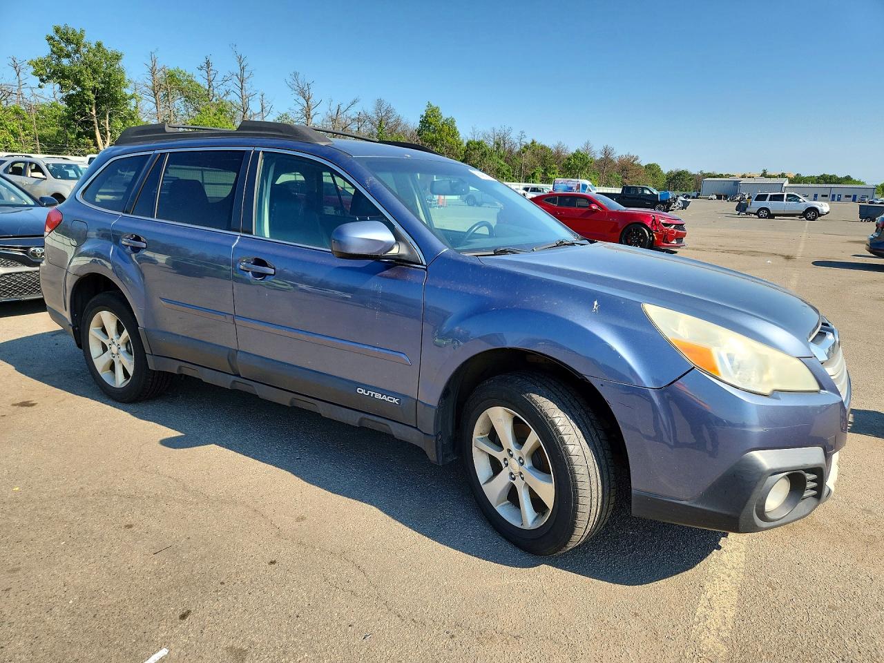 2013 Subaru Outback 2.5i Limited Blue vin: 4S4BRBKCXD3200255