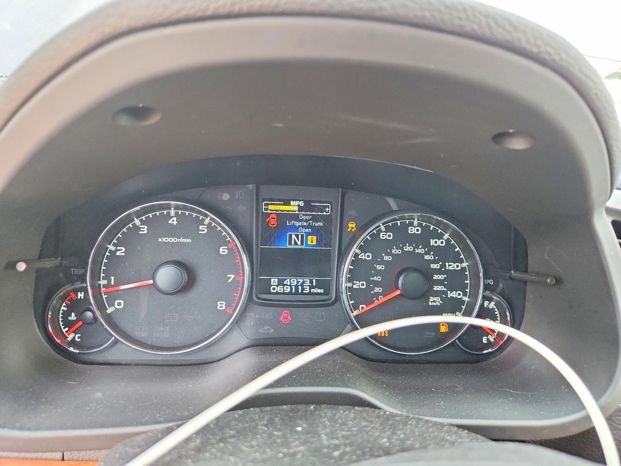 2013 Subaru Outback 2.5i Limited Gray vin: 4S4BRBKCXD3218061
