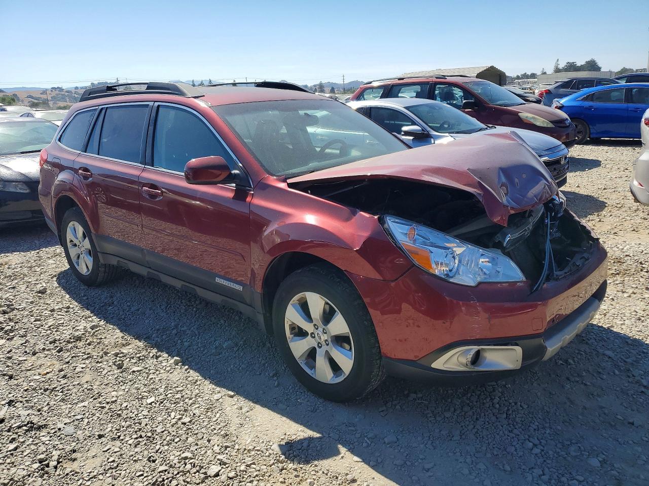 2012 Subaru Outback 2.5i Limited Красный vin: 4S4BRBLC0C3235657
