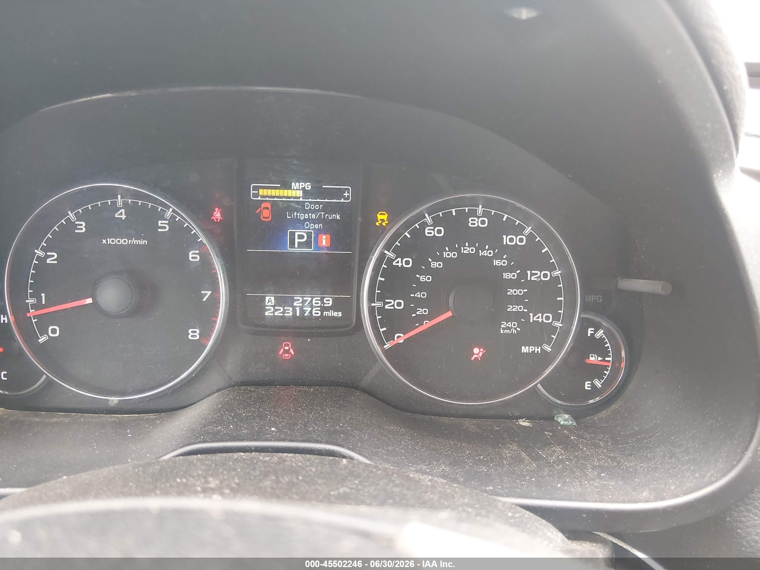 2014 Subaru Outback 2.5i Limited Blue vin: 4S4BRBLC0E3206694