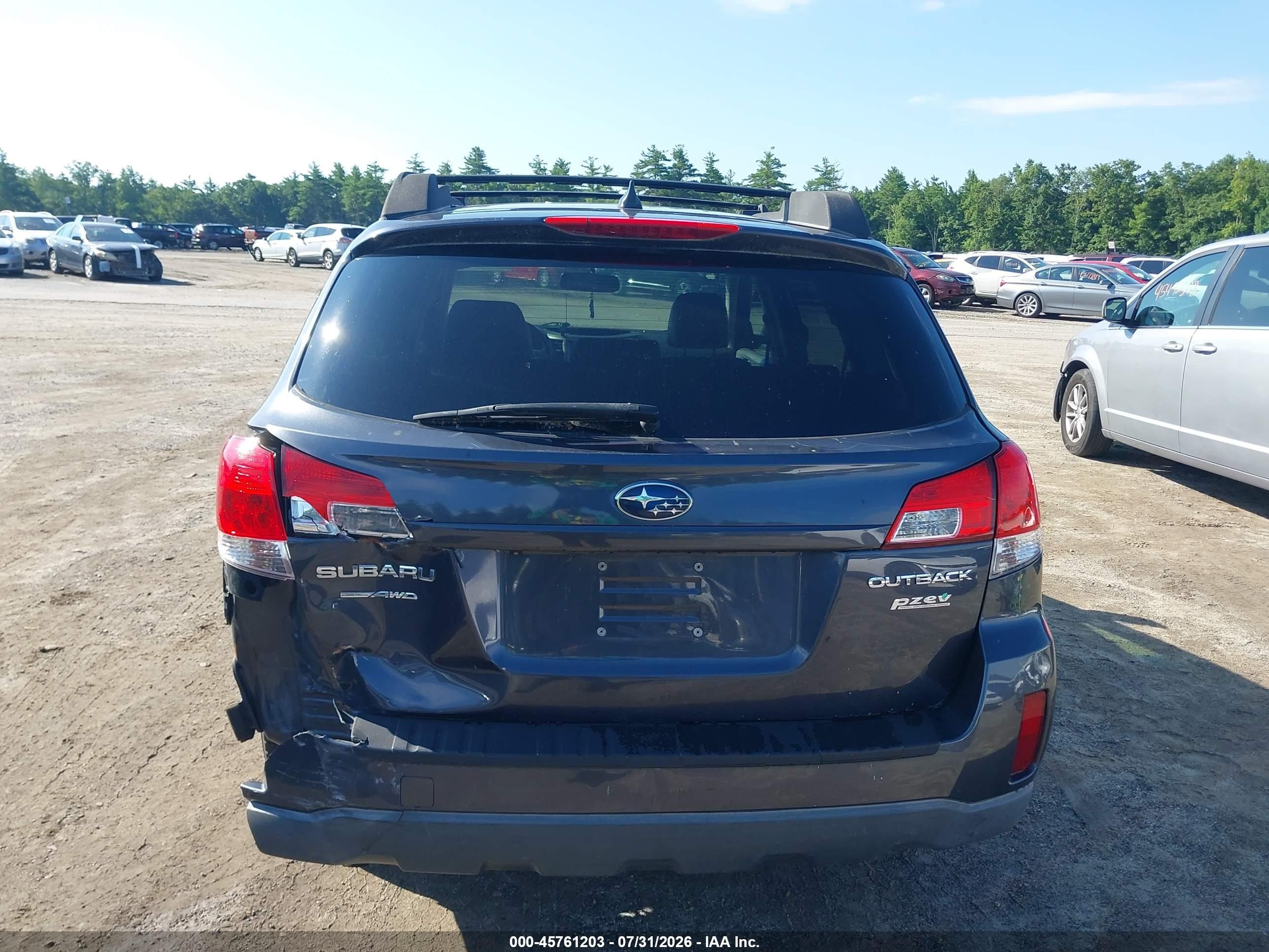 2011 Subaru Outback 2.5i Limited Серый vin: 4S4BRBLC1B3354817