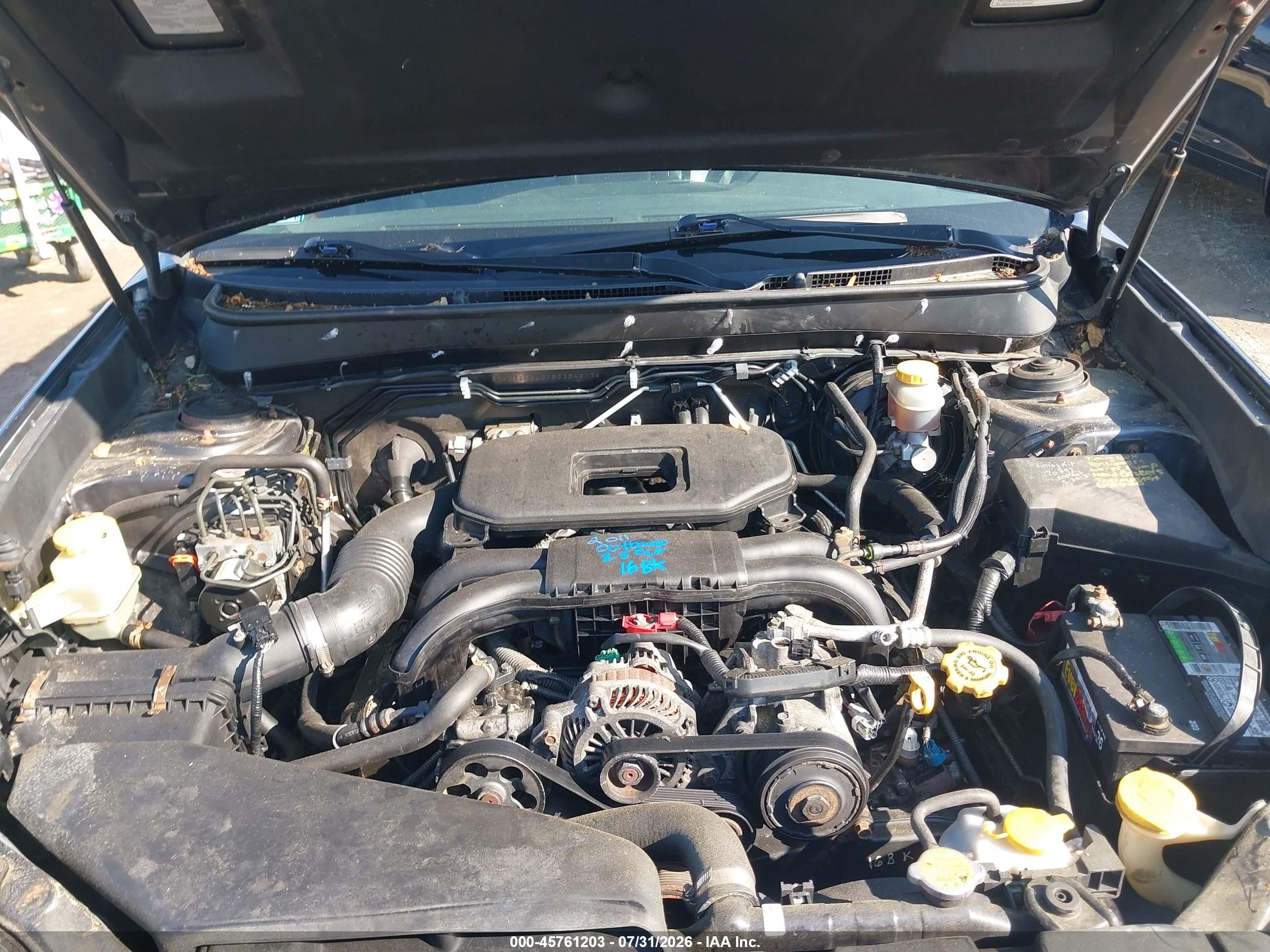 2011 Subaru Outback 2.5i Limited Серый vin: 4S4BRBLC1B3354817