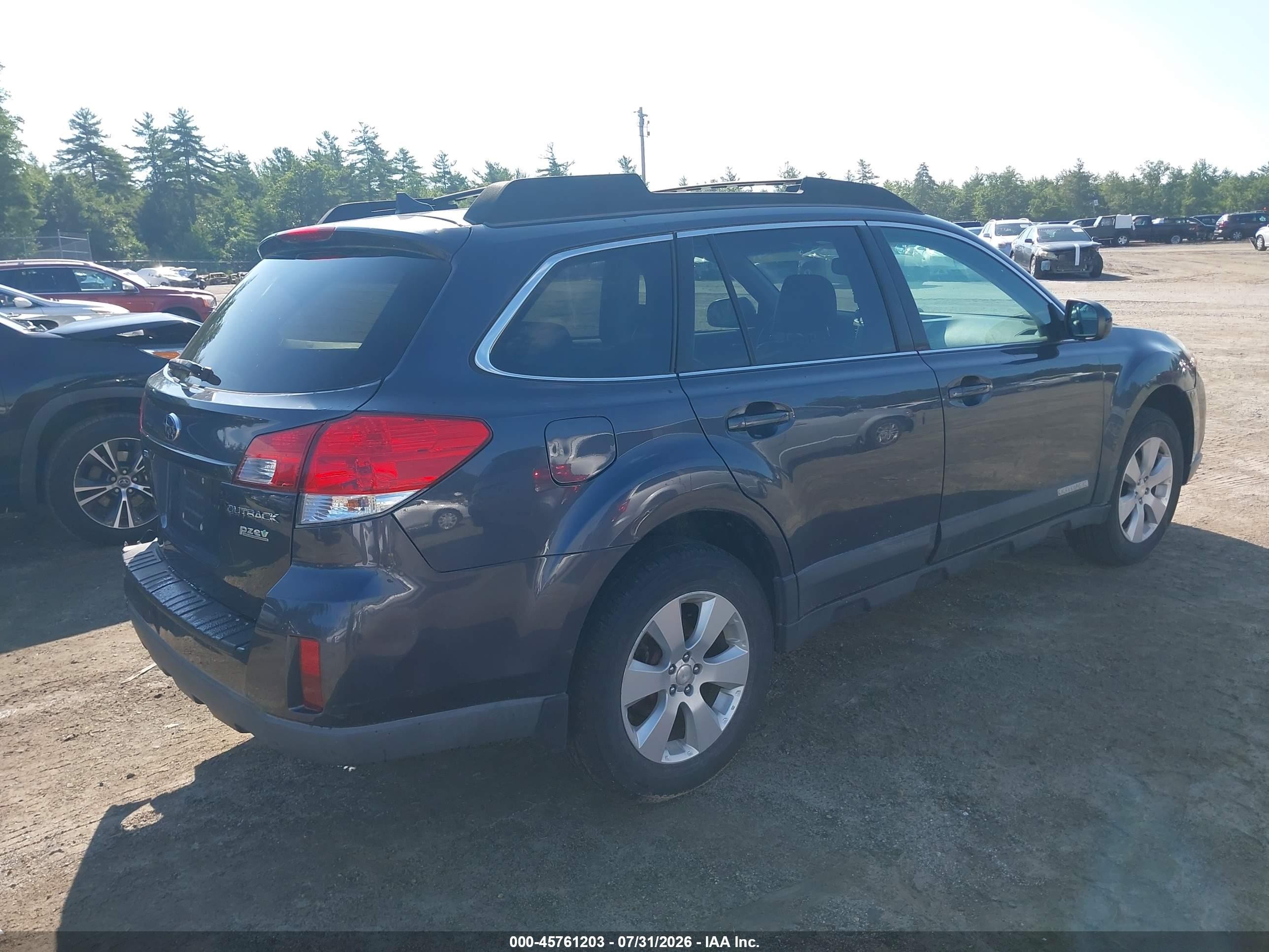 2011 Subaru Outback 2.5i Limited Серый vin: 4S4BRBLC1B3354817