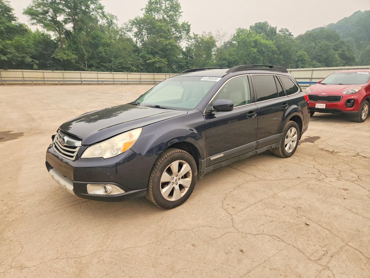 2012 Subaru Outback 2.5i Limited Blue vin: 4S4BRBLC1C3220990