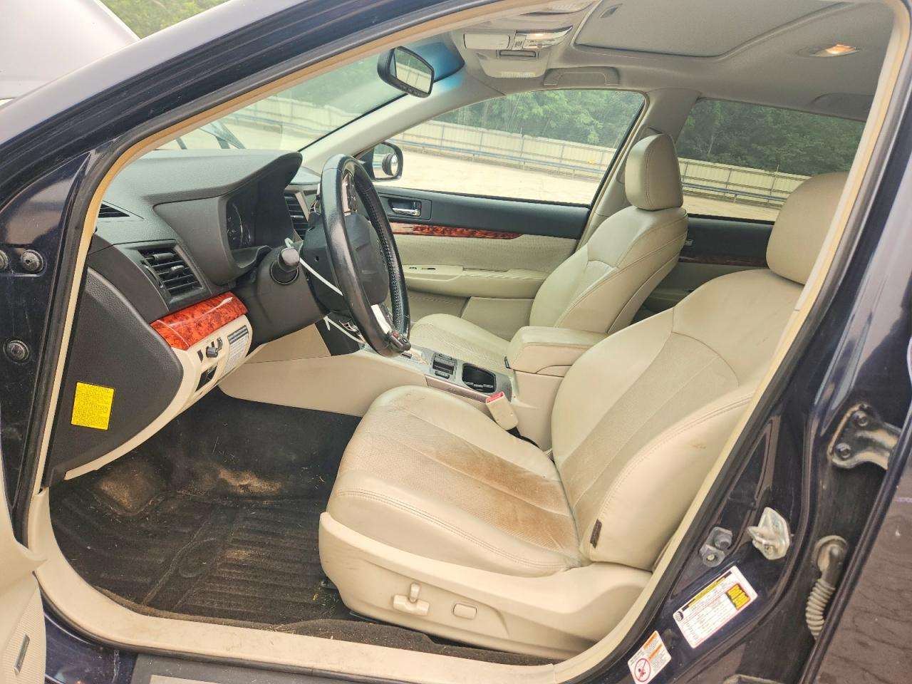 2012 Subaru Outback 2.5i Limited Blue vin: 4S4BRBLC1C3220990
