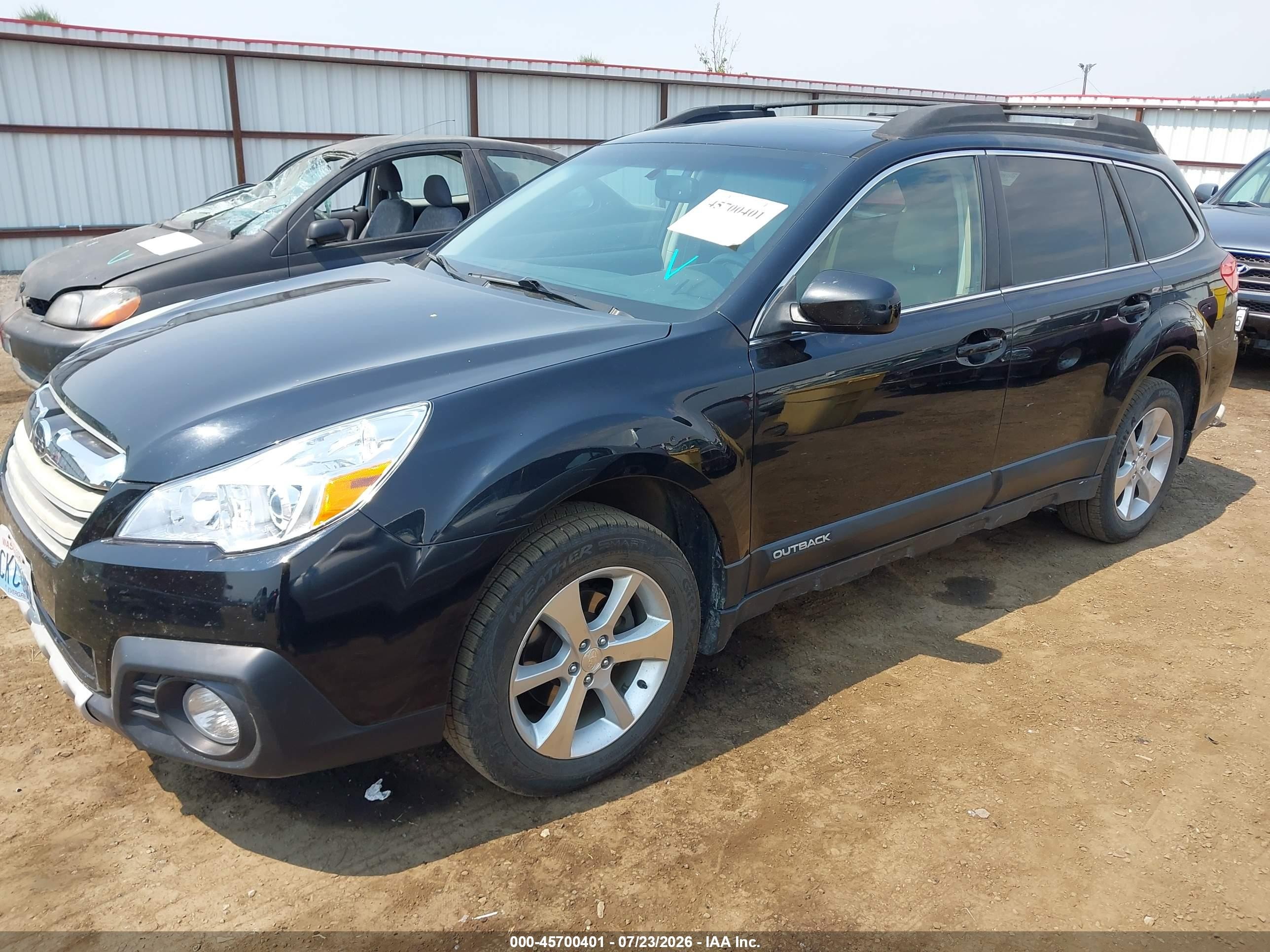 2013 Subaru Outback 2.5i Limited Black vin: 4S4BRBLC1D3216441
