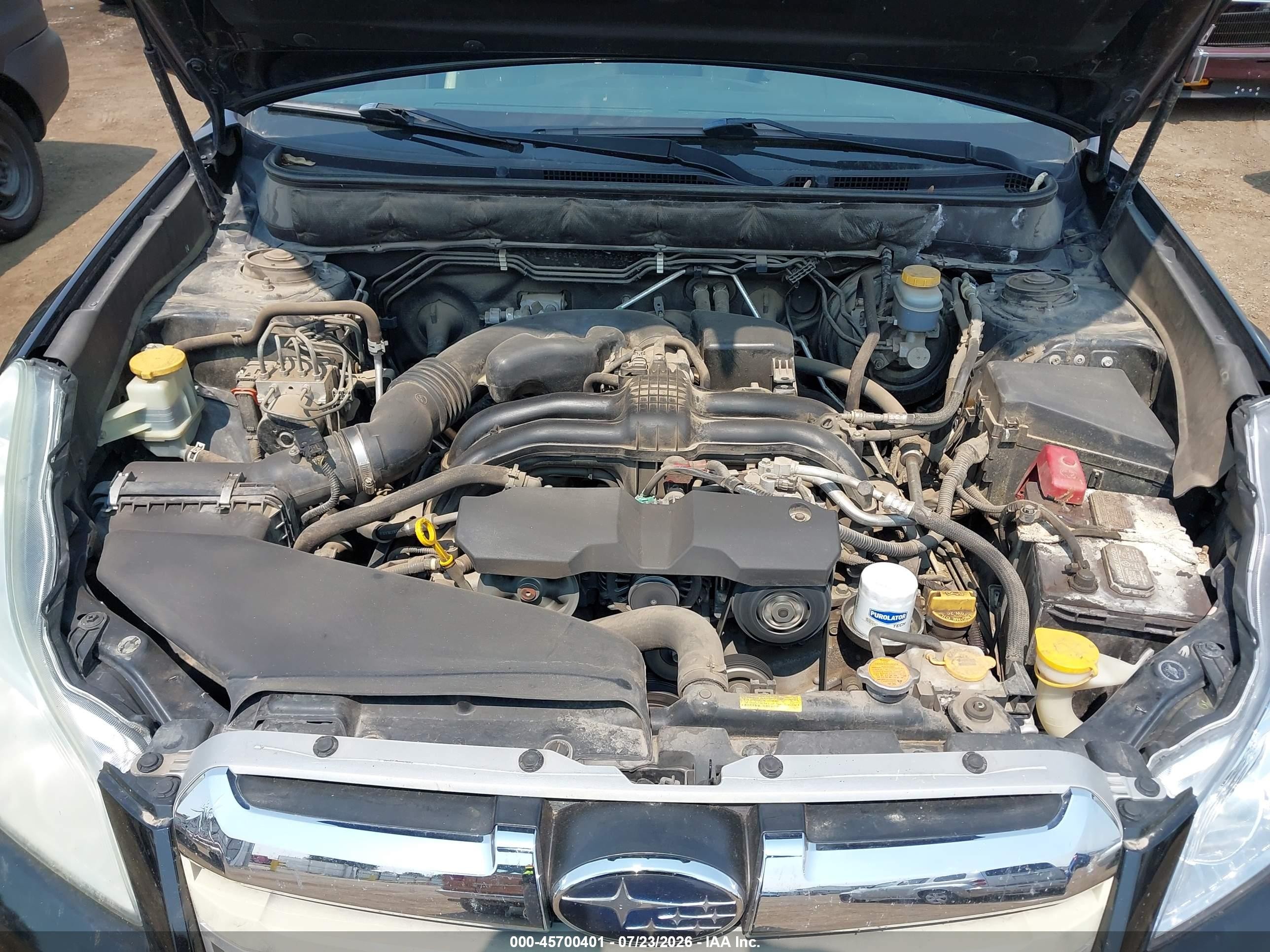 2013 Subaru Outback 2.5i Limited Black vin: 4S4BRBLC1D3216441