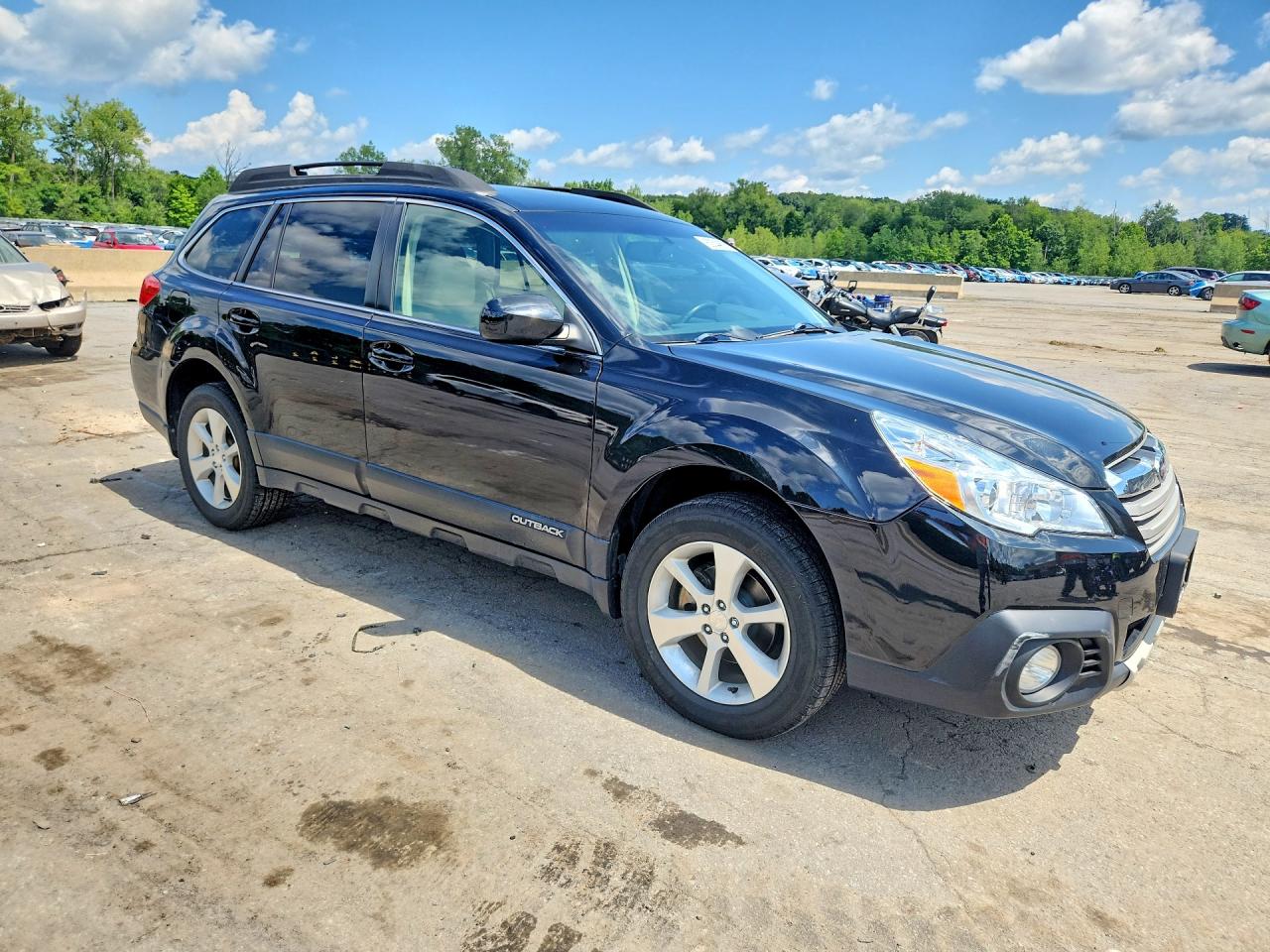 2013 Subaru Outback 2.5i Limited Черный vin: 4S4BRBLC1D3240531