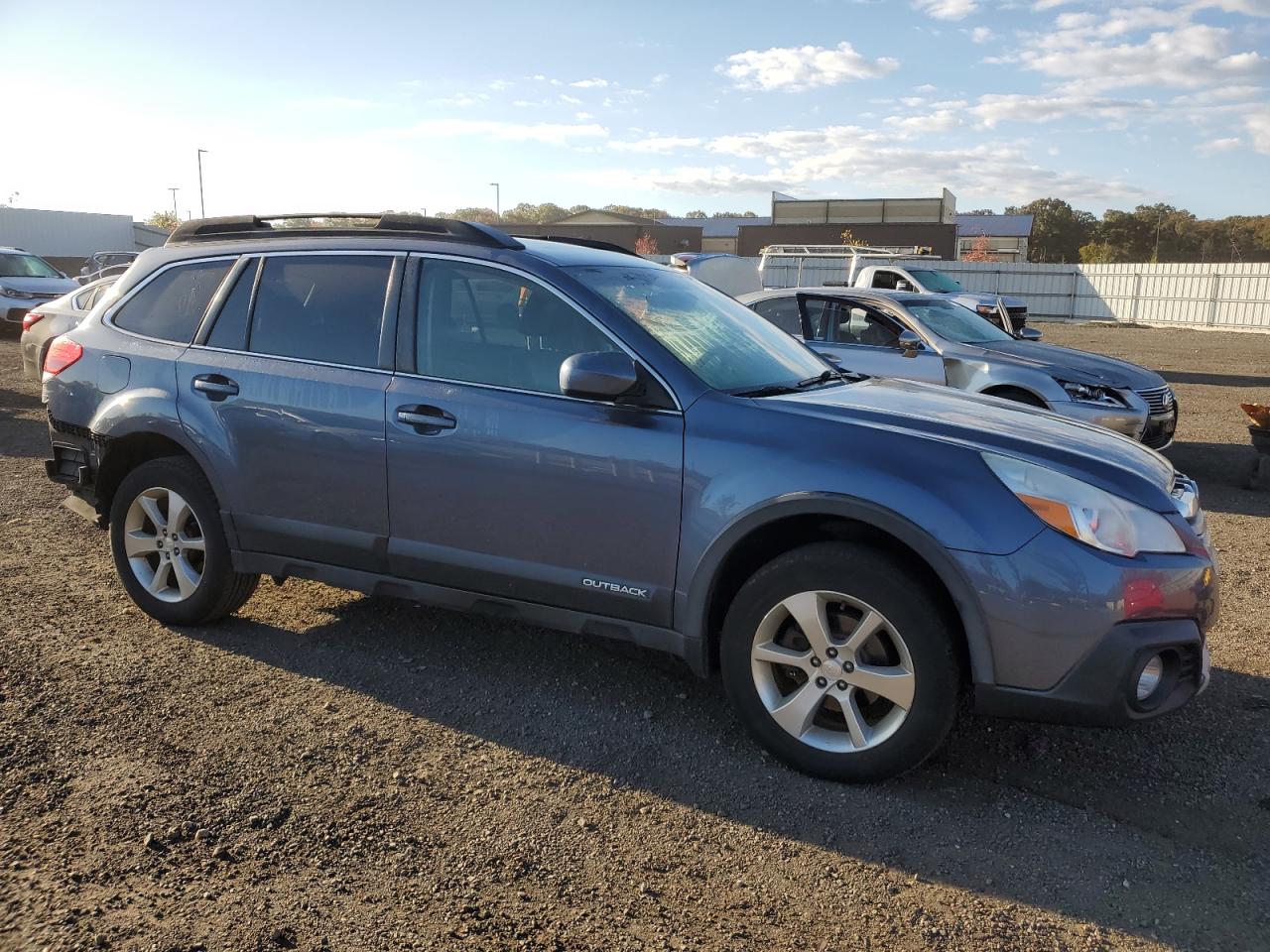 2014 Subaru Outback 2.5i Limited Gray vin: 4S4BRBLC1E3289259