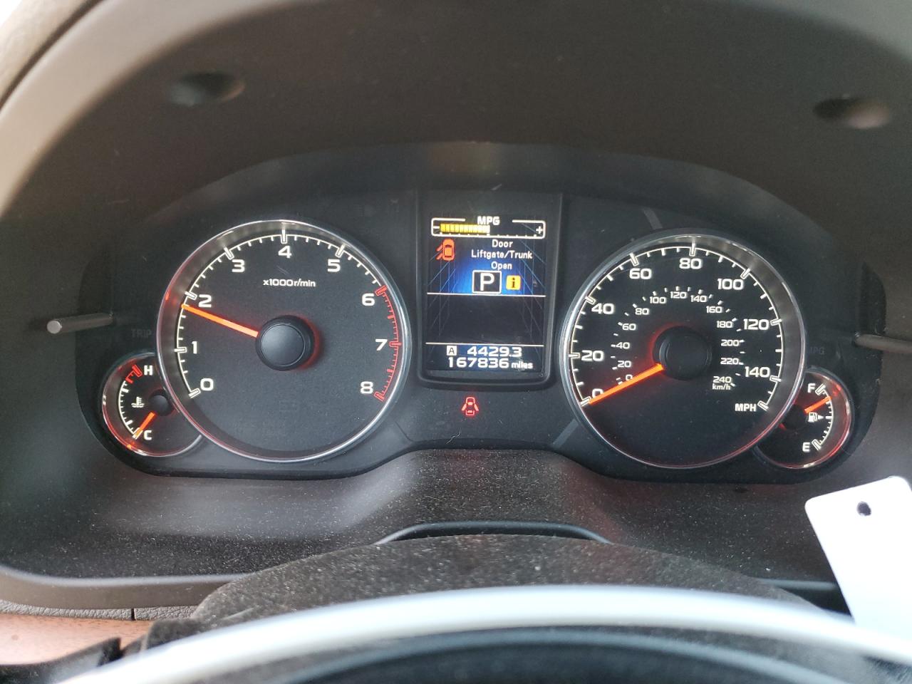 2014 Subaru Outback 2.5i Limited Gray vin: 4S4BRBLC1E3289259