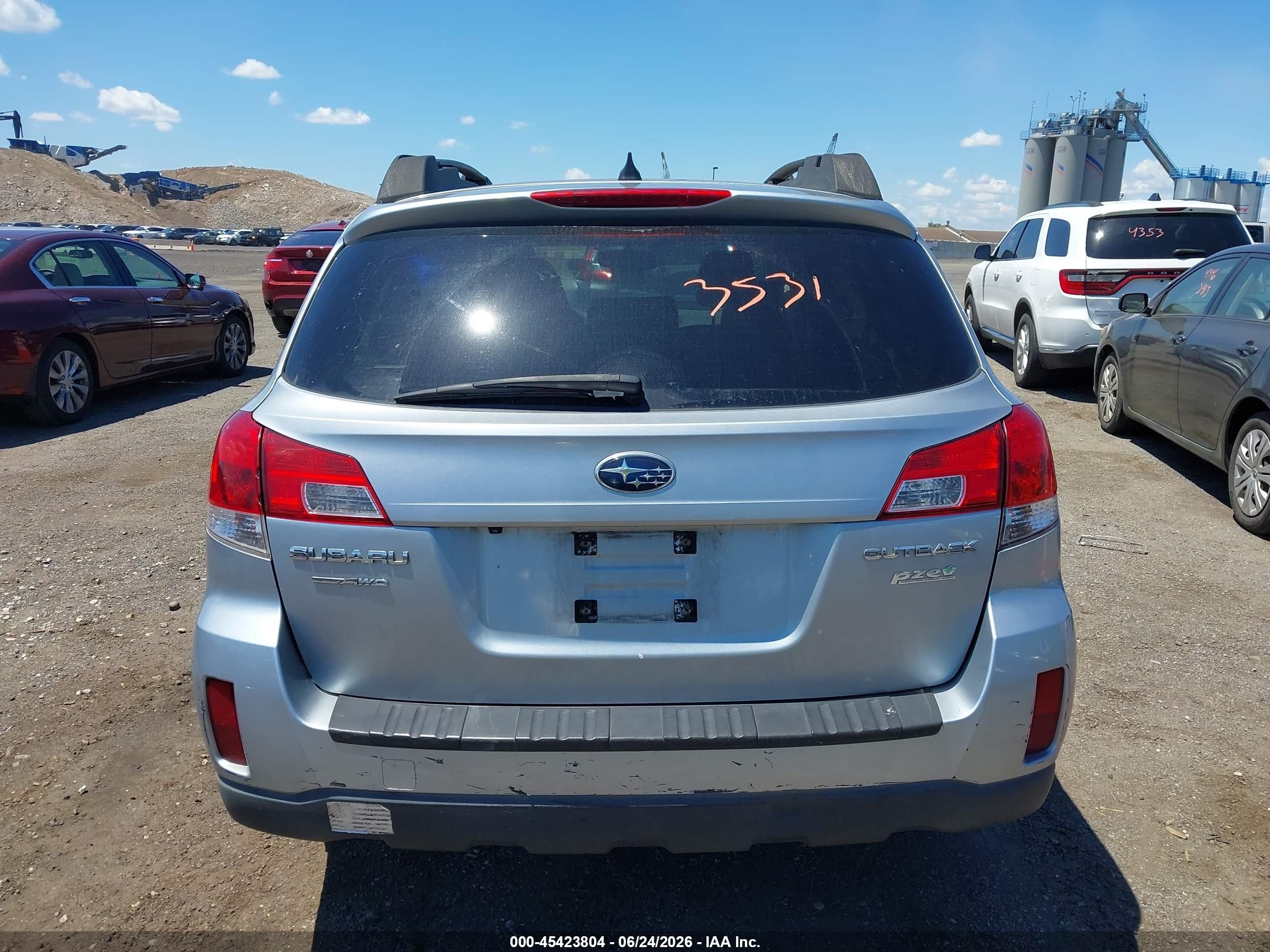 2014 Subaru Outback 2.5i Limited Light Blue vin: 4S4BRBLC1E3302396