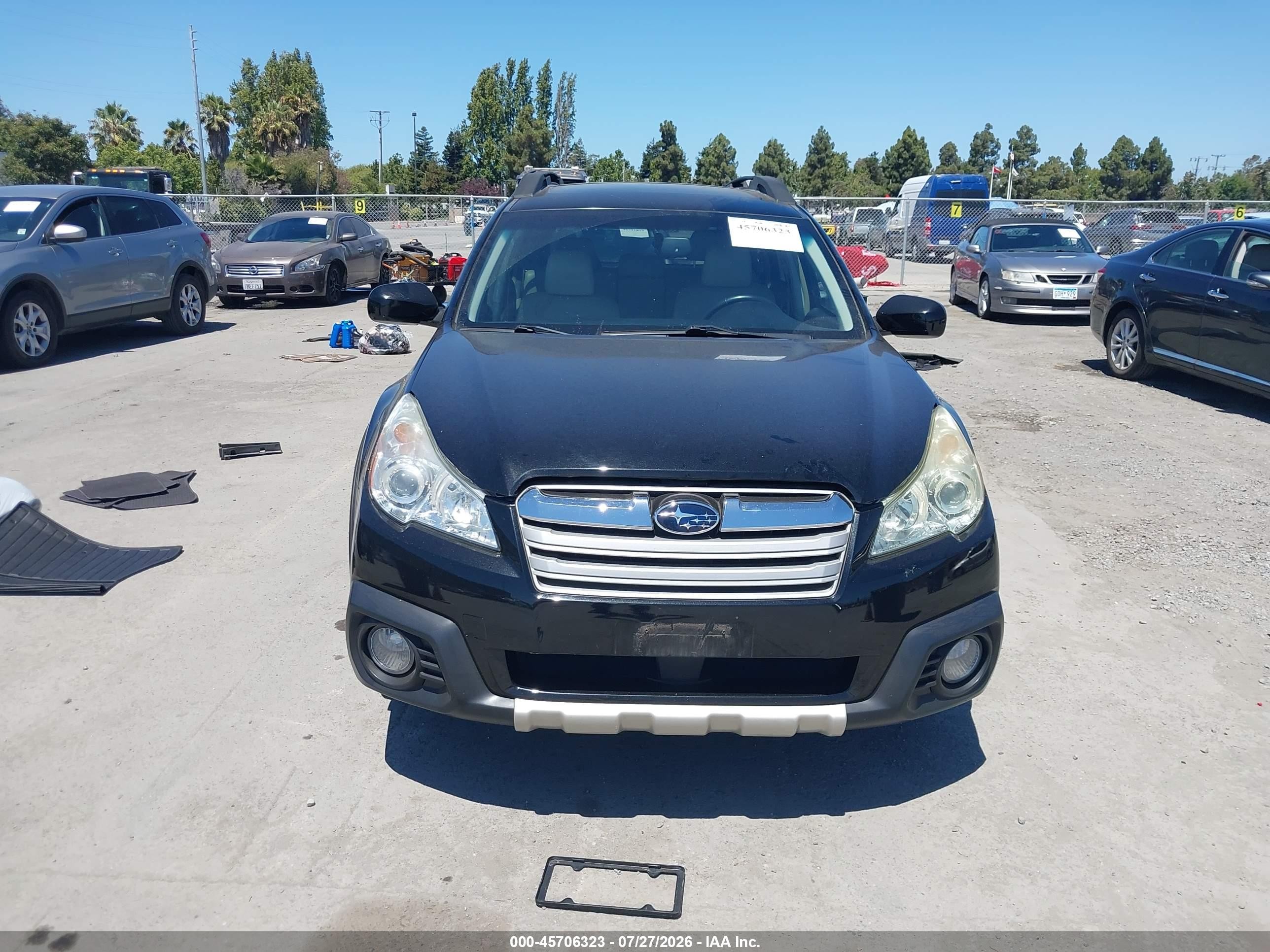 2014 Subaru Outback 2.5i Limited Black vin: 4S4BRBLC1E3305217