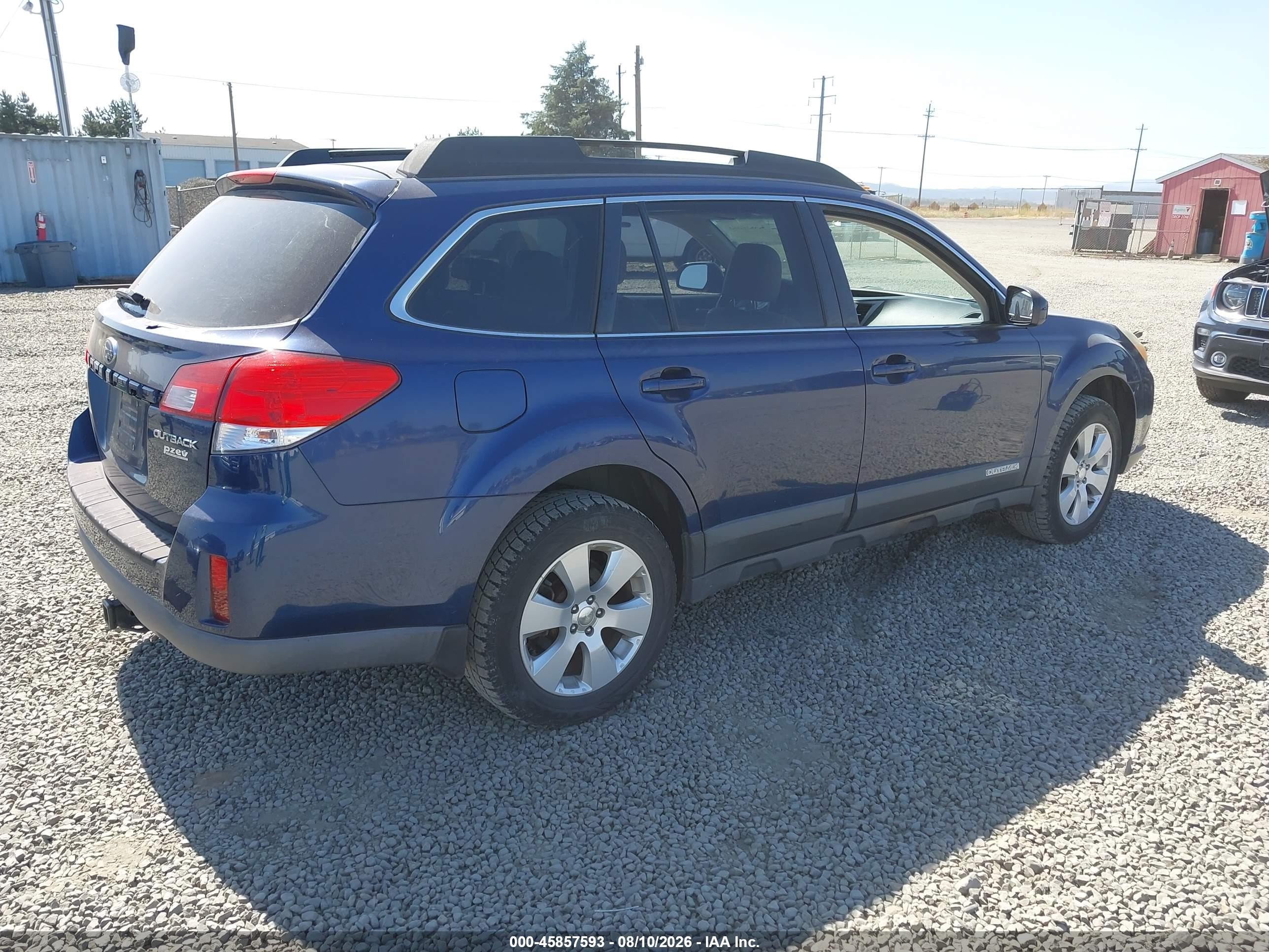 2010 Subaru Outback 2.5i Limited Blue vin: 4S4BRBLC2A3324787