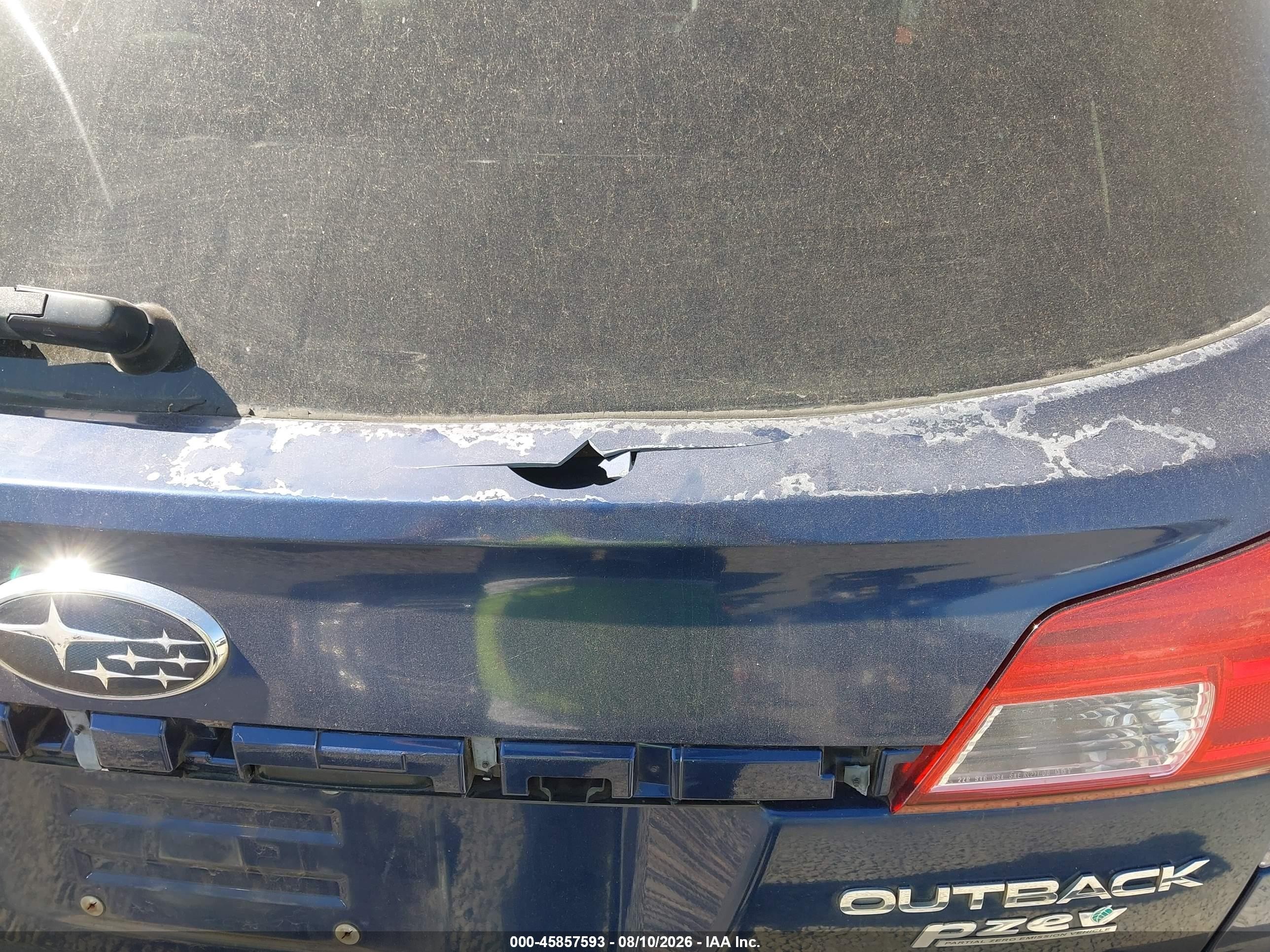 2010 Subaru Outback 2.5i Limited Blue vin: 4S4BRBLC2A3324787