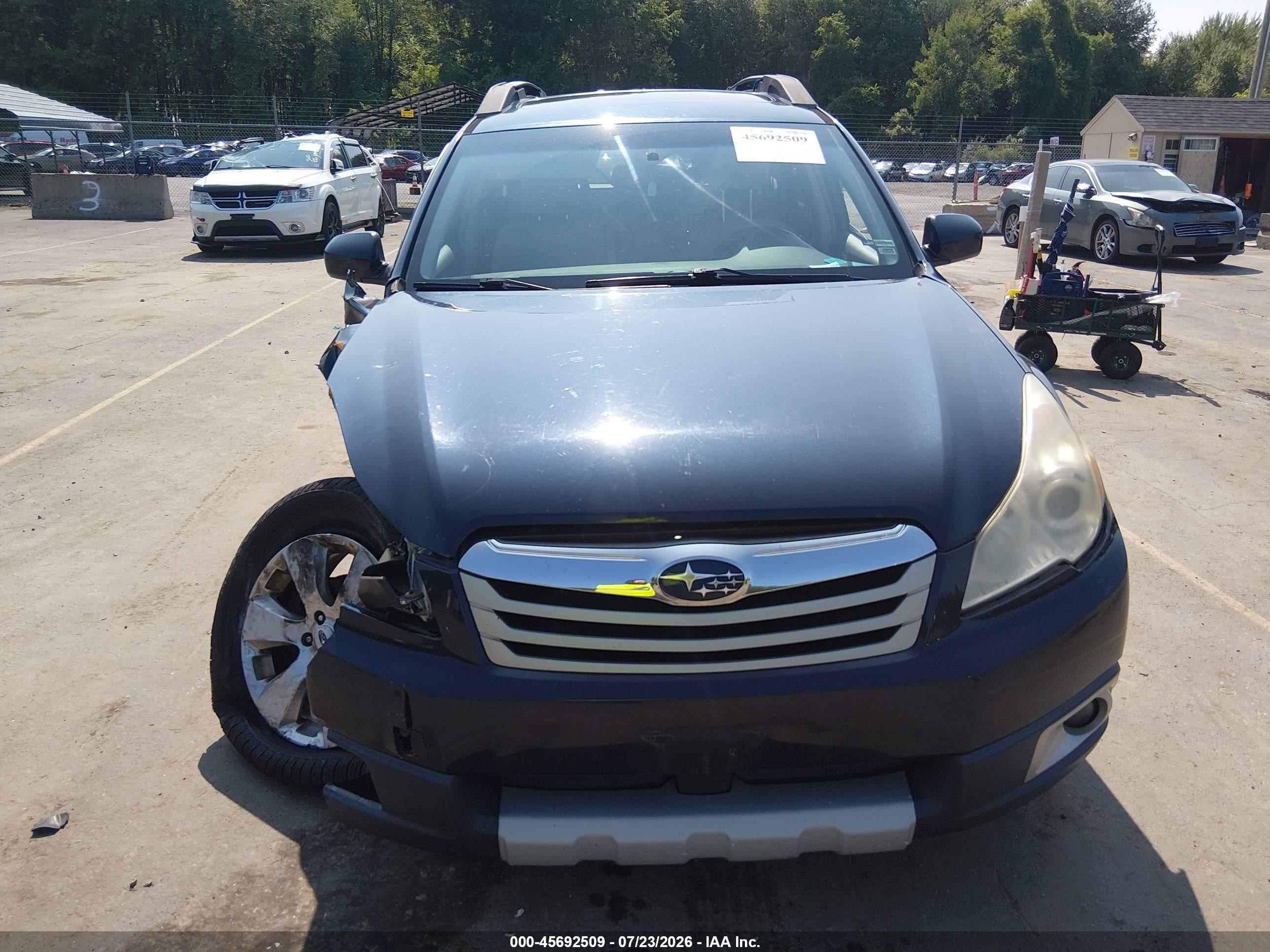 2012 Subaru Outback 2.5i Limited Blue vin: 4S4BRBLC2C3217967