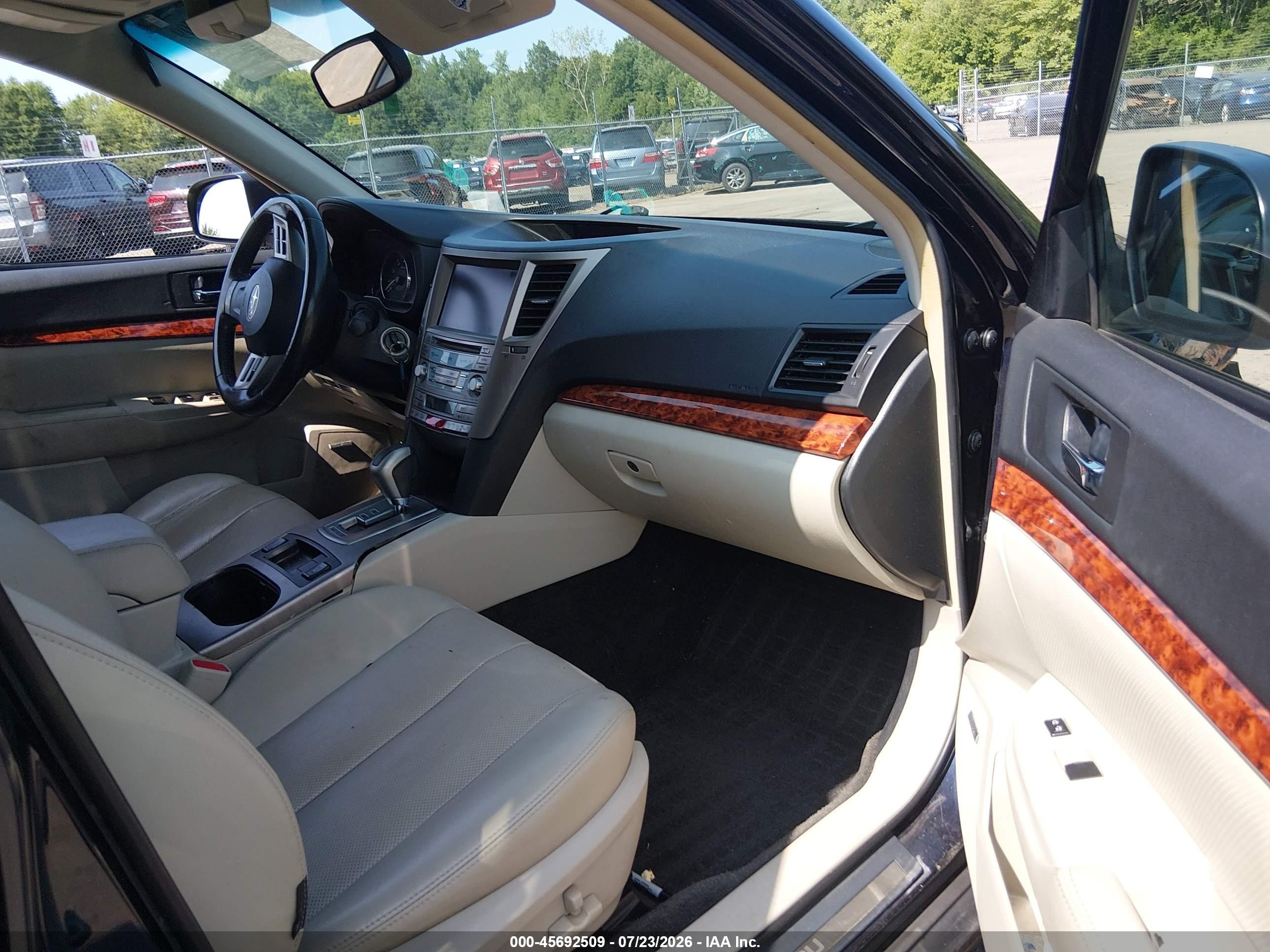 2012 Subaru Outback 2.5i Limited Blue vin: 4S4BRBLC2C3217967