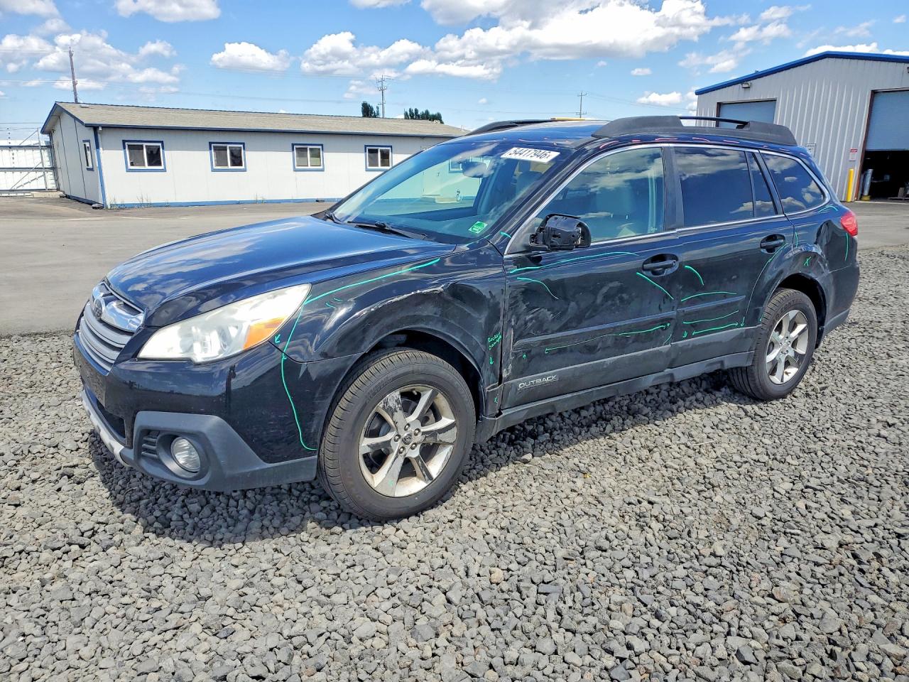 2013 Subaru Outback 2.5i Limited Black vin: 4S4BRBLC2D3205626