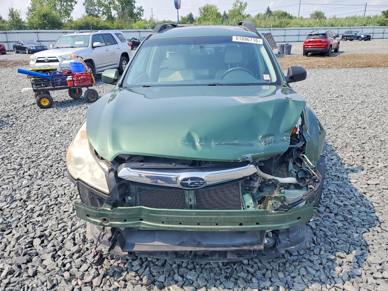 2011 Subaru Outback 2.5i Limited Green vin: 4S4BRBLC3B3316098