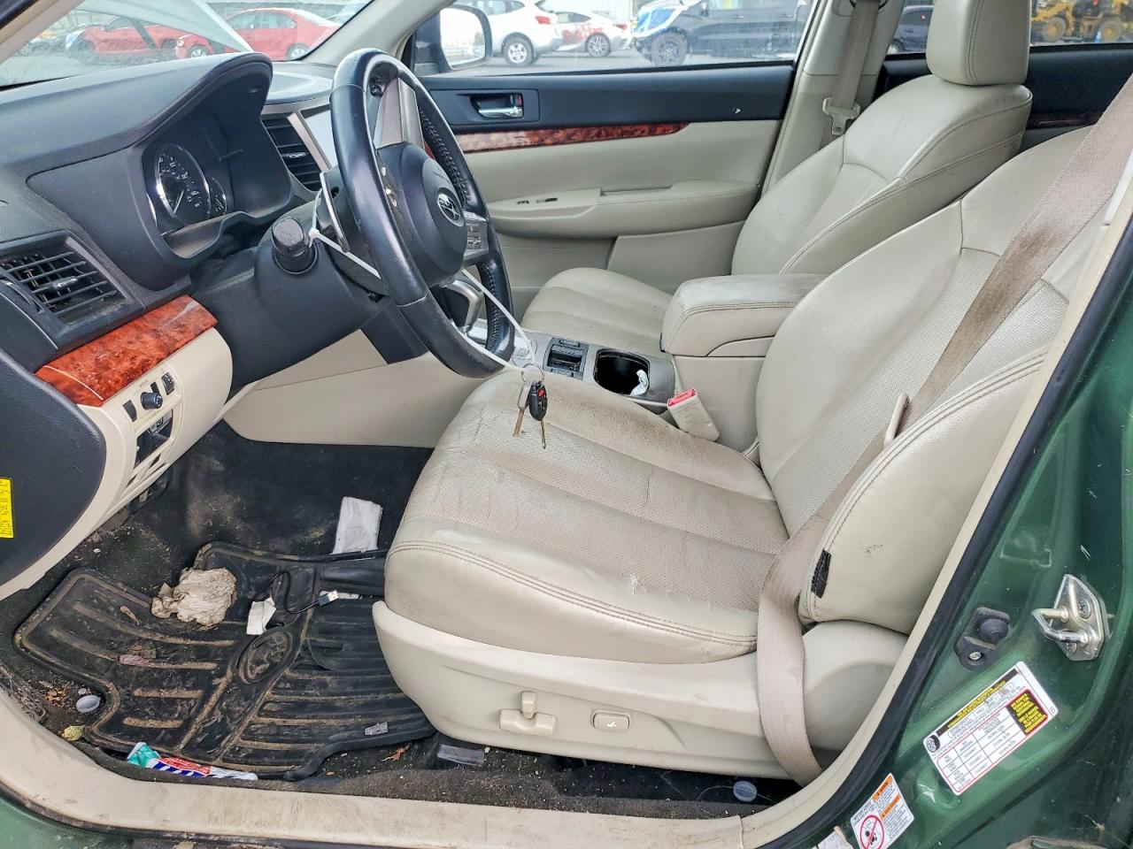 2011 Subaru Outback 2.5i Limited Green vin: 4S4BRBLC3B3416234