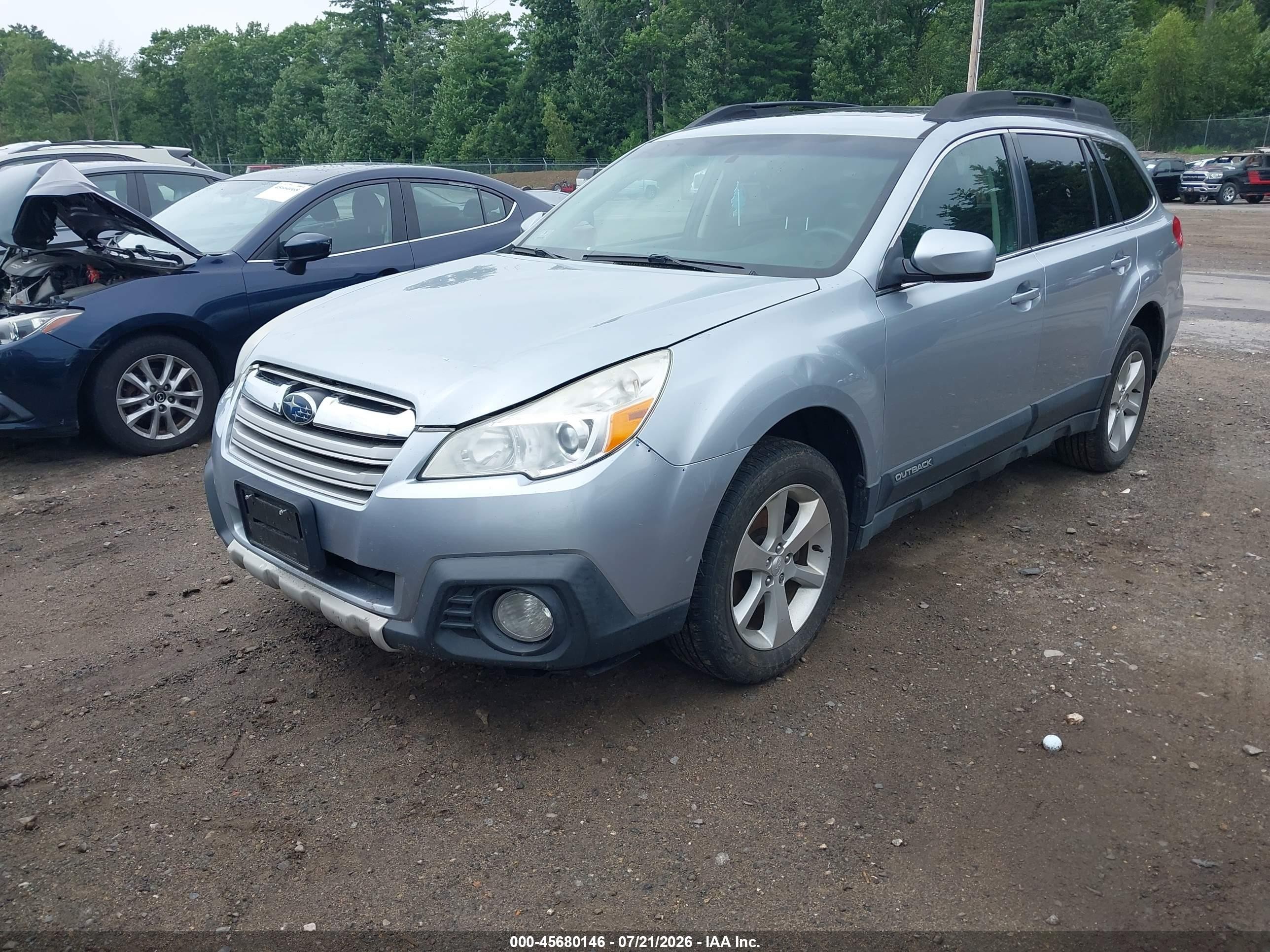 2013 Subaru Outback 2.5i Limited Light Blue vin: 4S4BRBLC3D3218675