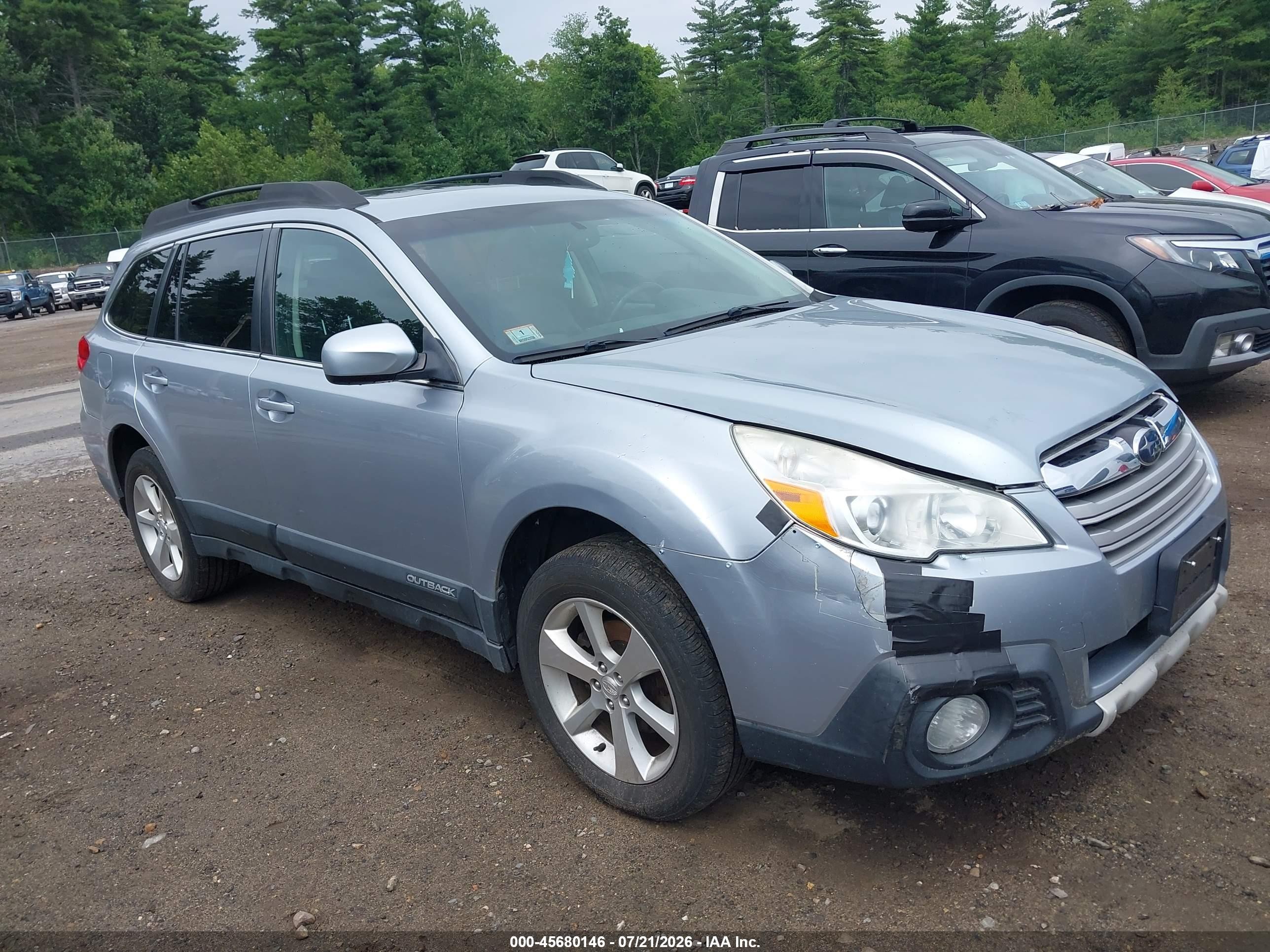 2013 Subaru Outback 2.5i Limited Light Blue vin: 4S4BRBLC3D3218675