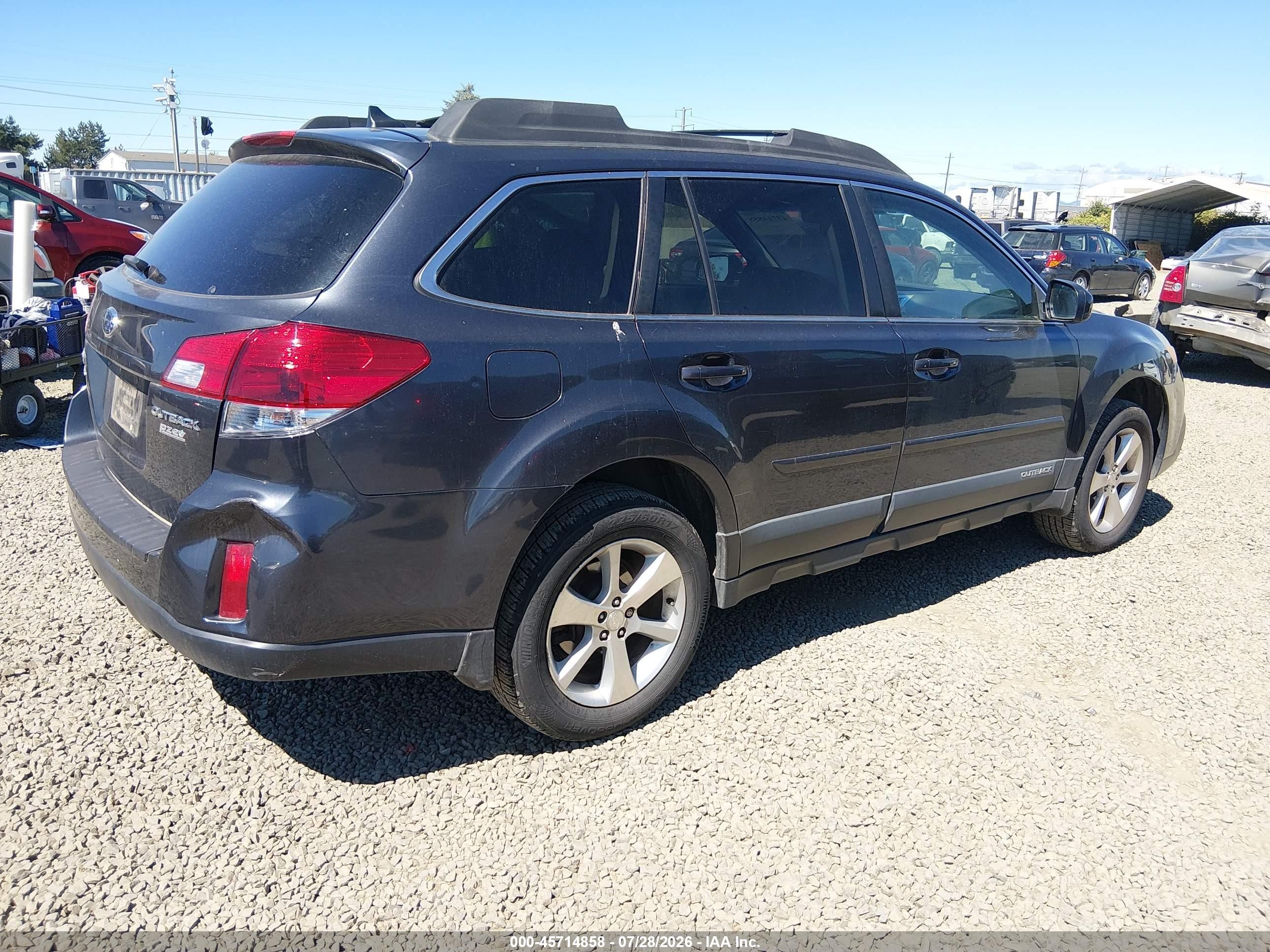 2013 Subaru Outback 2.5i Limited Серый vin: 4S4BRBLC3D3317027