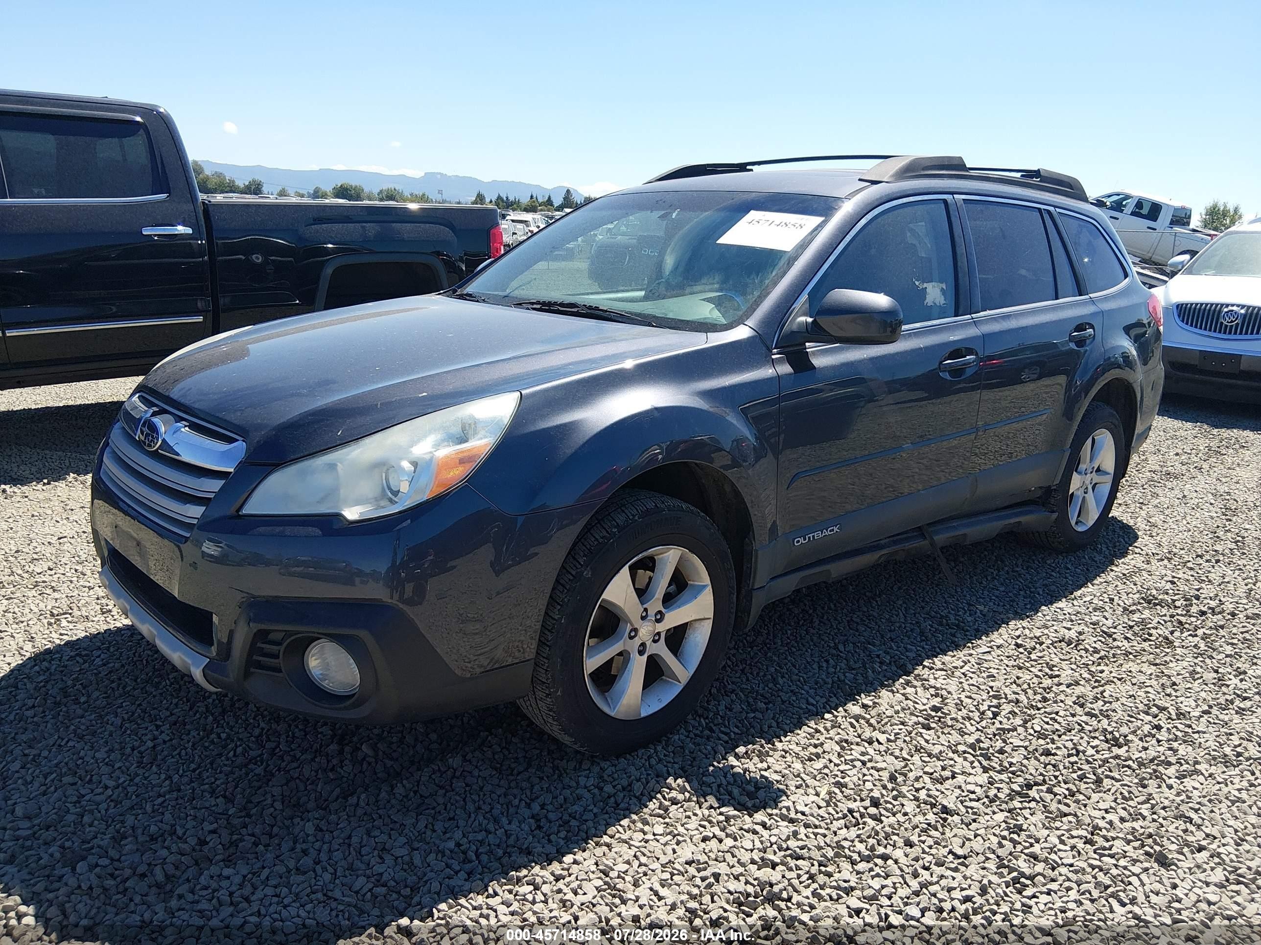 2013 Subaru Outback 2.5i Limited Серый vin: 4S4BRBLC3D3317027