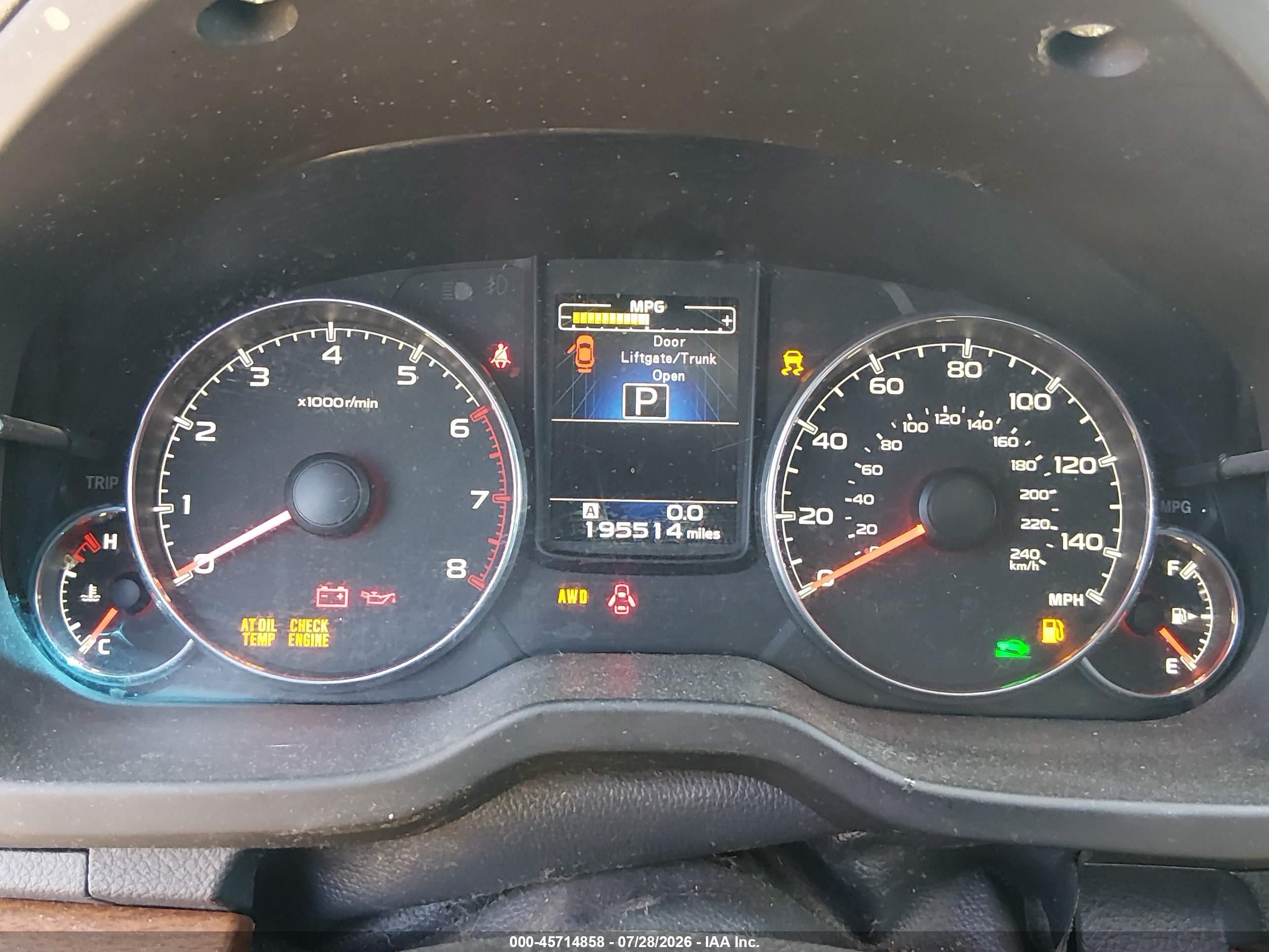 2013 Subaru Outback 2.5i Limited Серый vin: 4S4BRBLC3D3317027