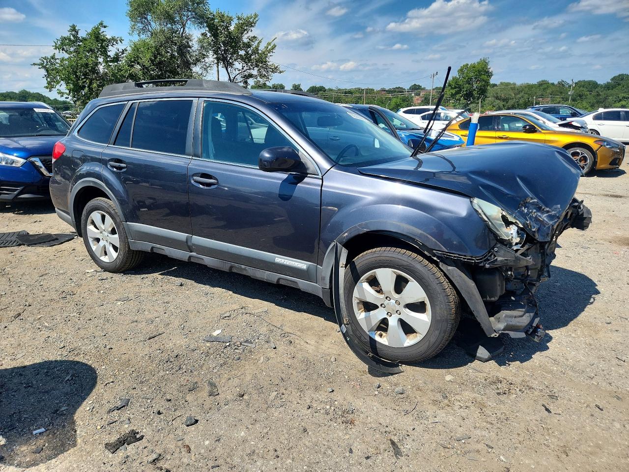 2011 Subaru Outback 2.5i Limited Угольный vin: 4S4BRBLC4B3393885