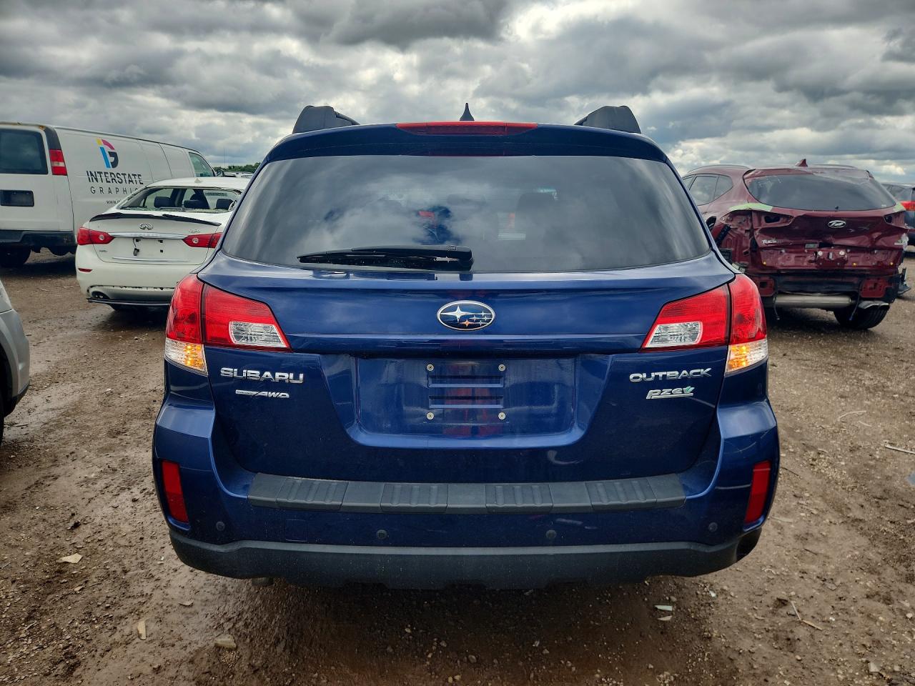 2011 Subaru Outback 2.5i Limited Blue vin: 4S4BRBLC4B3412984