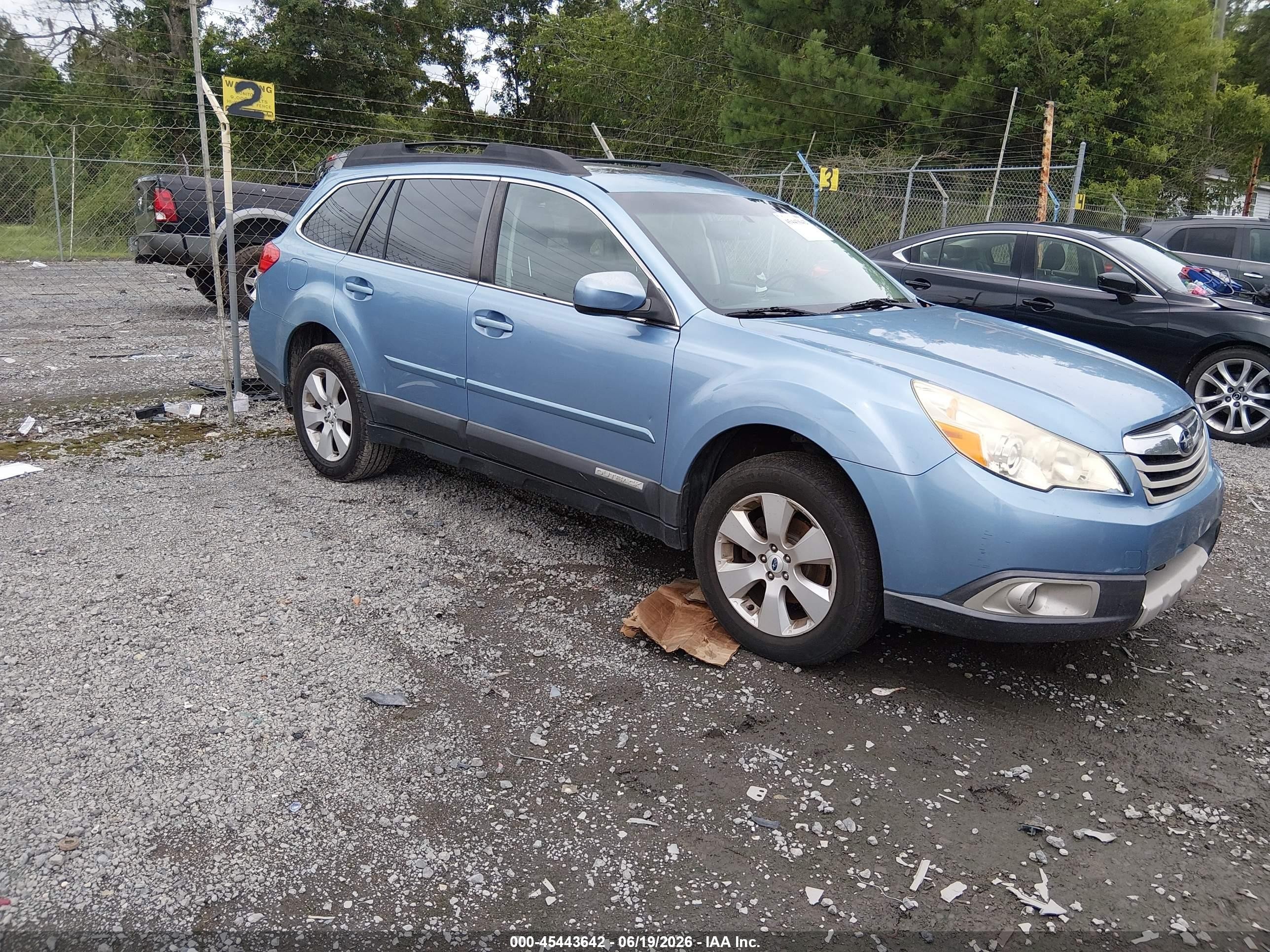 2011 Subaru Outback 2.5i Limited Blue vin: 4S4BRBLC4B3434144