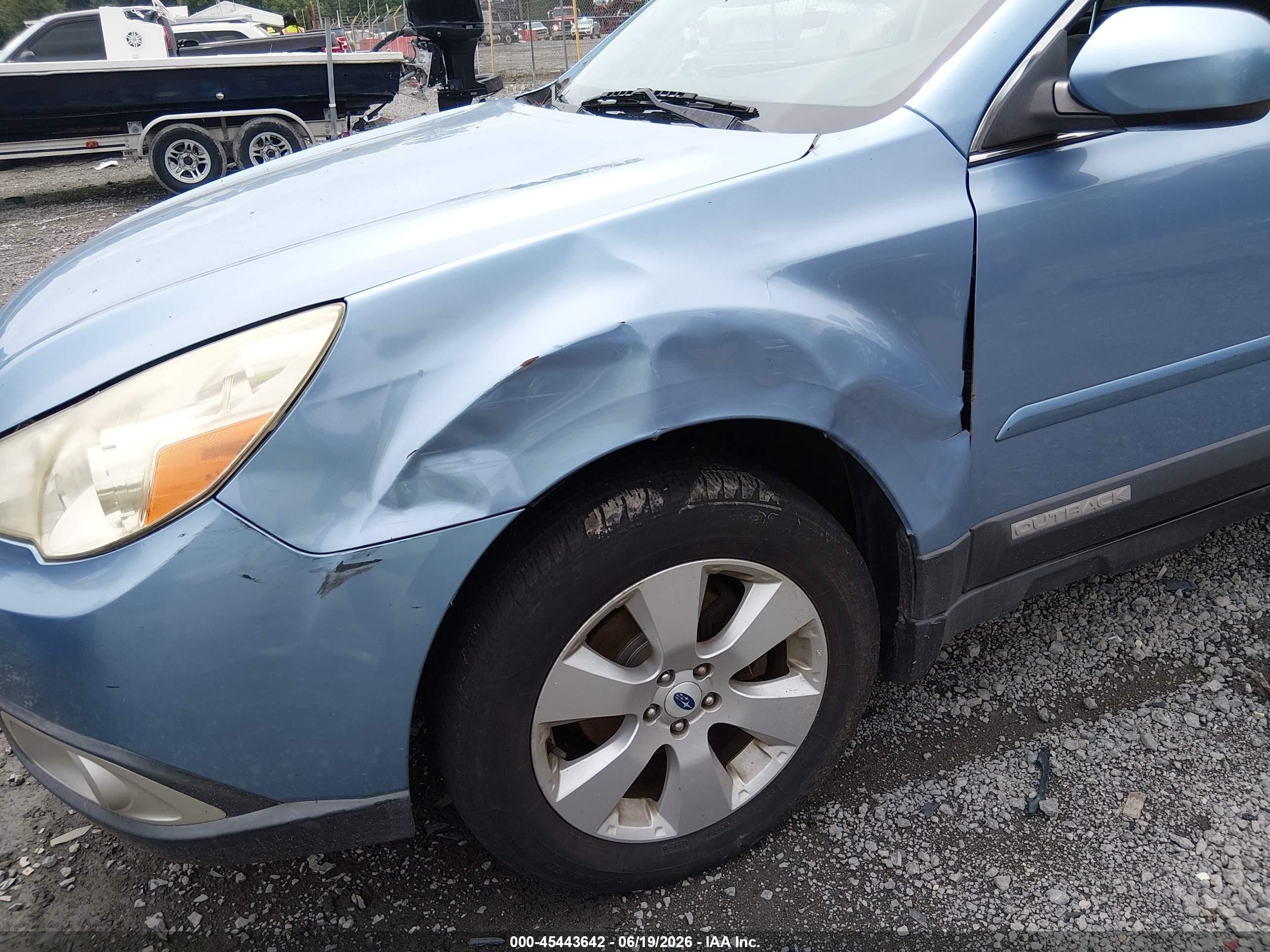 2011 Subaru Outback 2.5i Limited Blue vin: 4S4BRBLC4B3434144