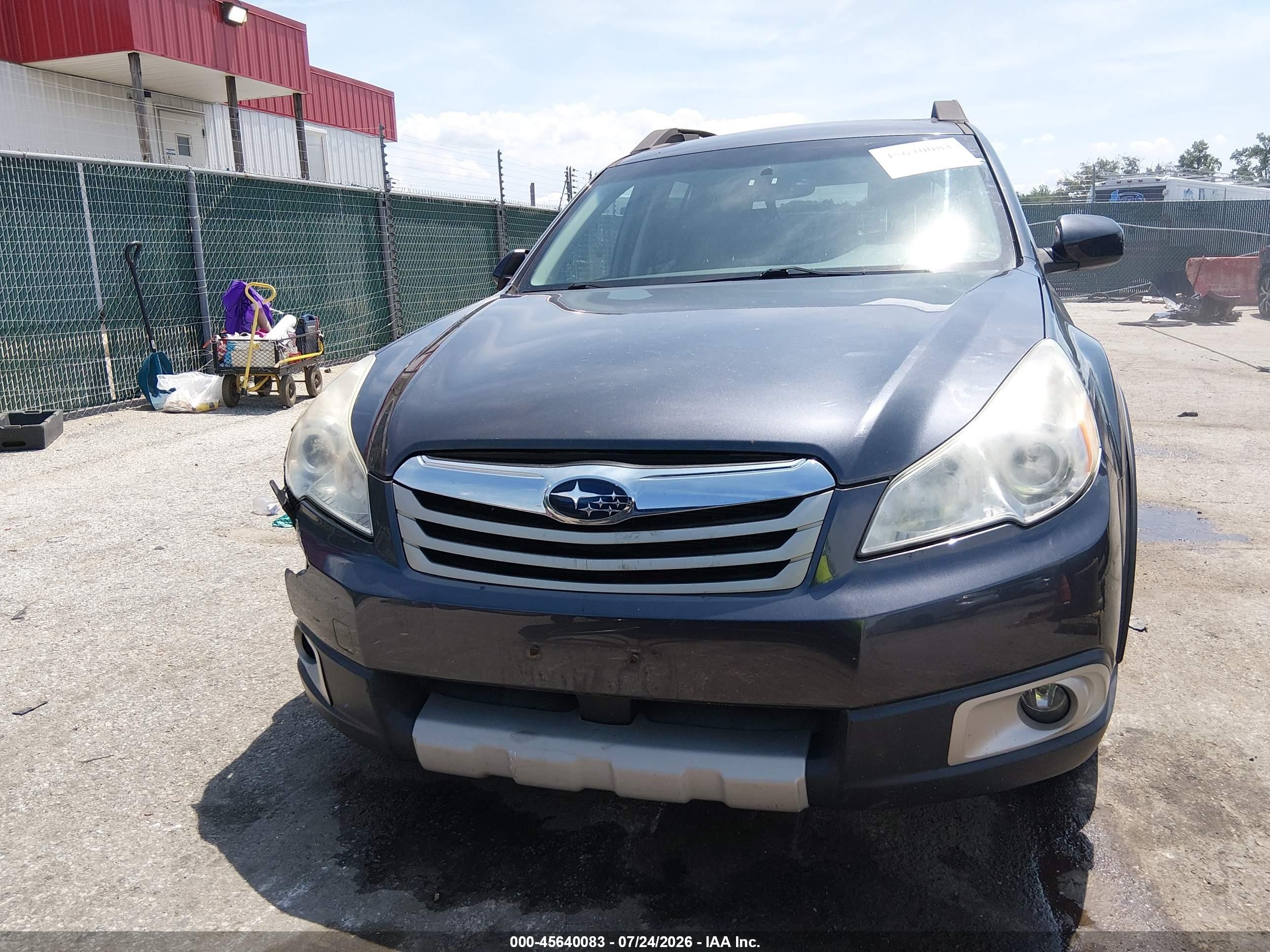 2012 Subaru Outback 2.5i Limited Gray vin: 4S4BRBLC4C3282173