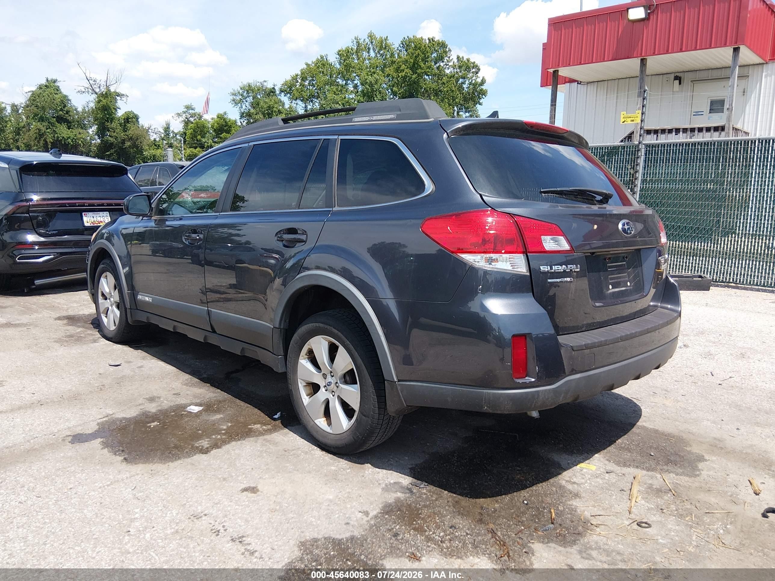 2012 Subaru Outback 2.5i Limited Gray vin: 4S4BRBLC4C3282173