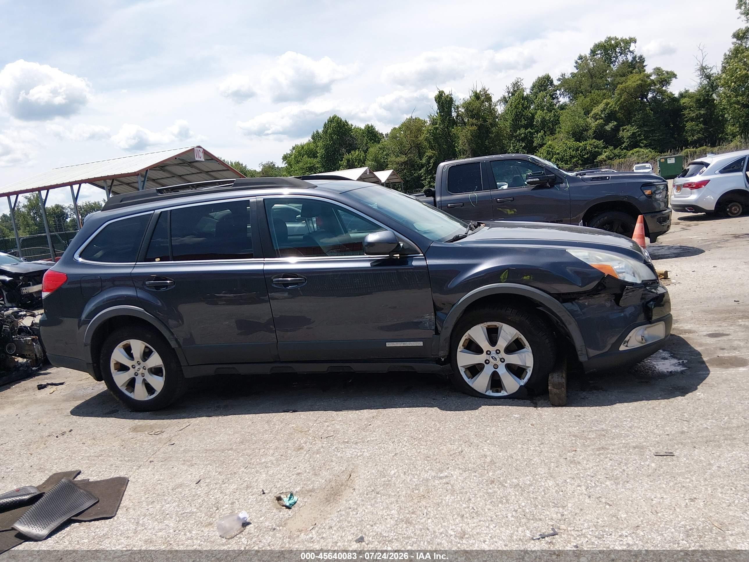 2012 Subaru Outback 2.5i Limited Gray vin: 4S4BRBLC4C3282173