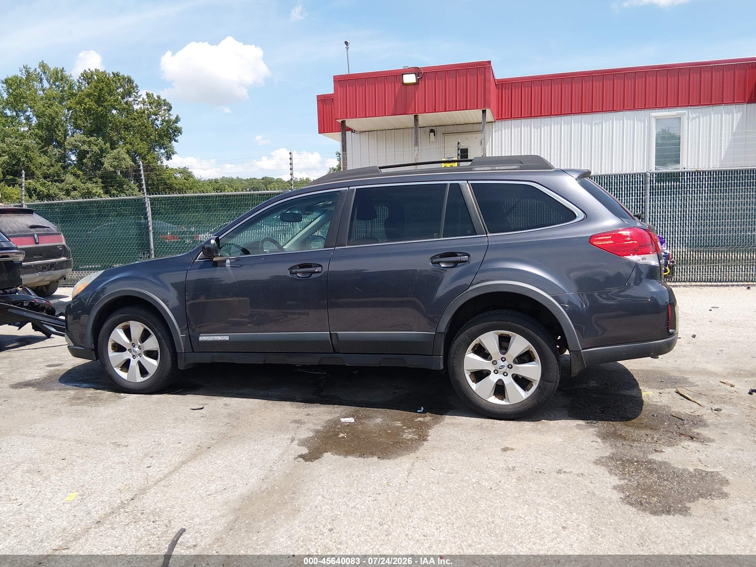 2012 Subaru Outback 2.5i Limited Gray vin: 4S4BRBLC4C3282173