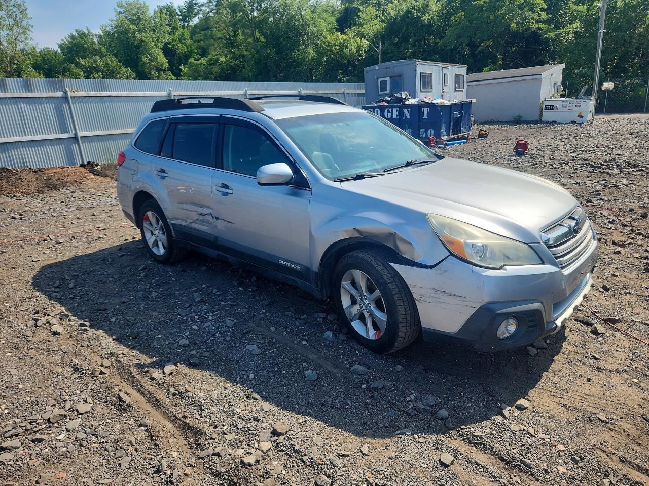 2013 Subaru Outback 2.5i Limited Gray vin: 4S4BRBLC4D3202386