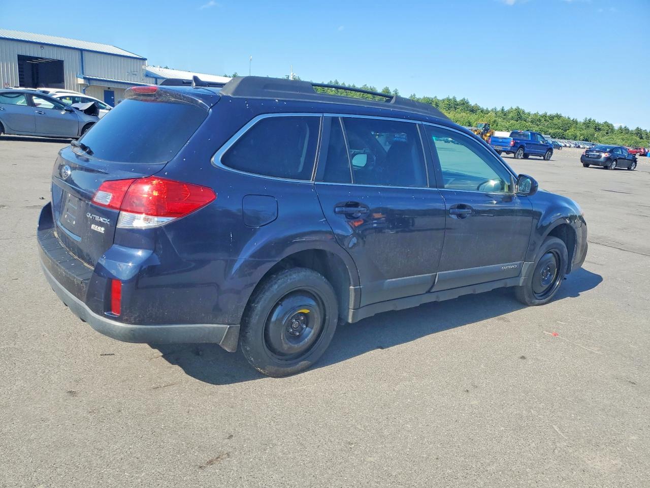 2013 Subaru Outback 2.5i Limited Blue vin: 4S4BRBLC4D3229622