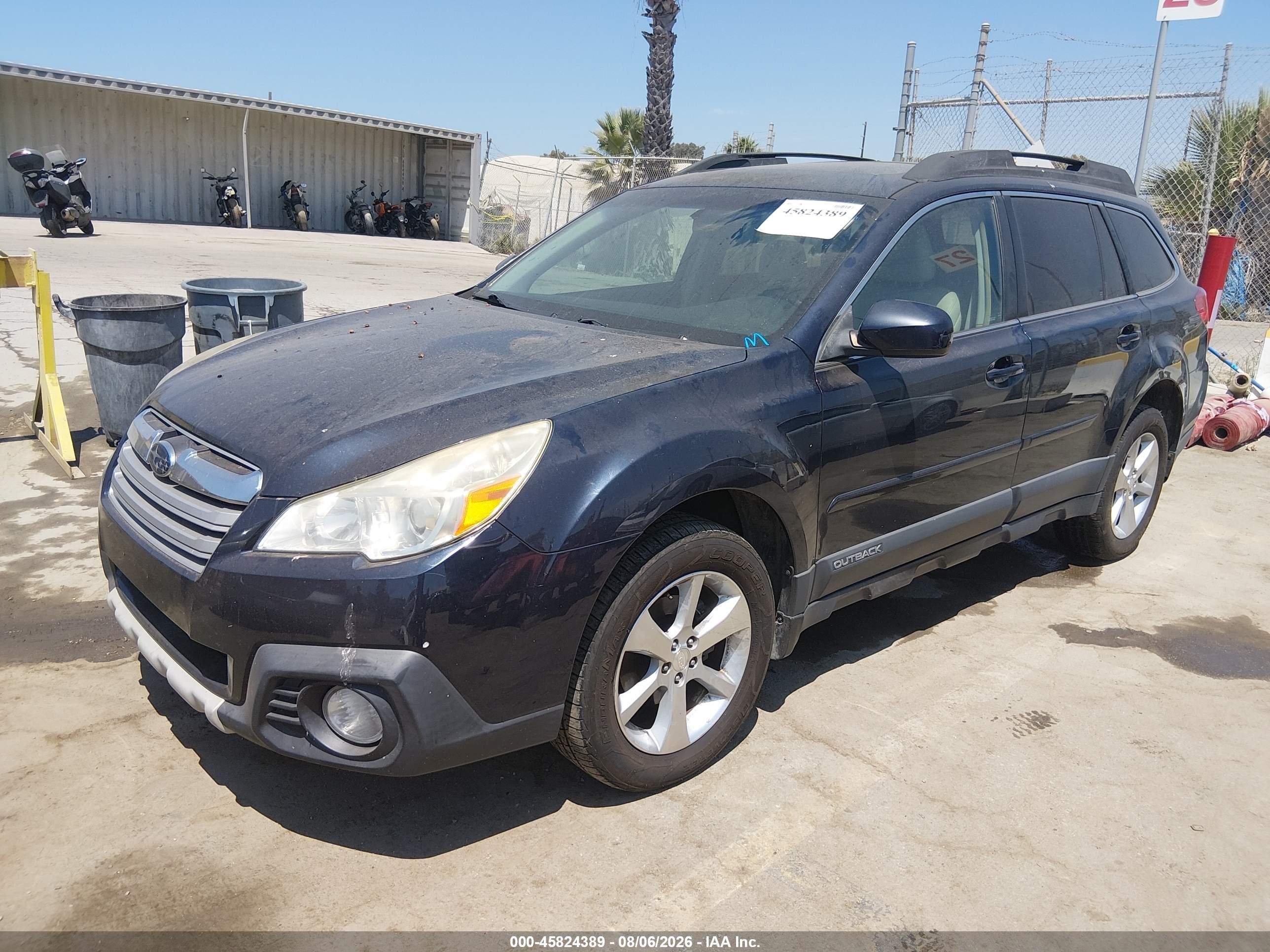 2013 Subaru Outback 2.5i Limited Dark Blue vin: 4S4BRBLC4D3295670