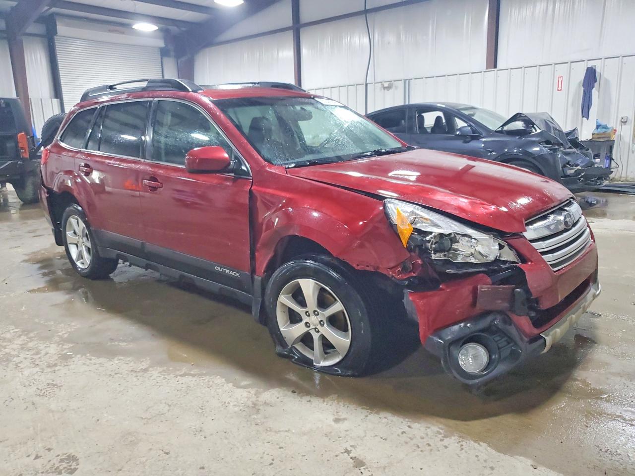 2014 Subaru Outback 2.5i Limited Red vin: 4S4BRBLC4E3204723