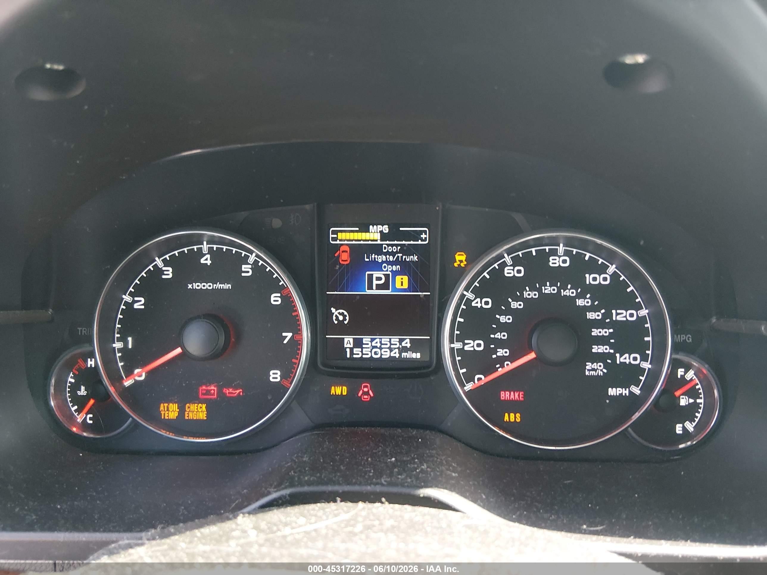 2014 Subaru Outback 2.5i Limited Blue vin: 4S4BRBLC4E3244008