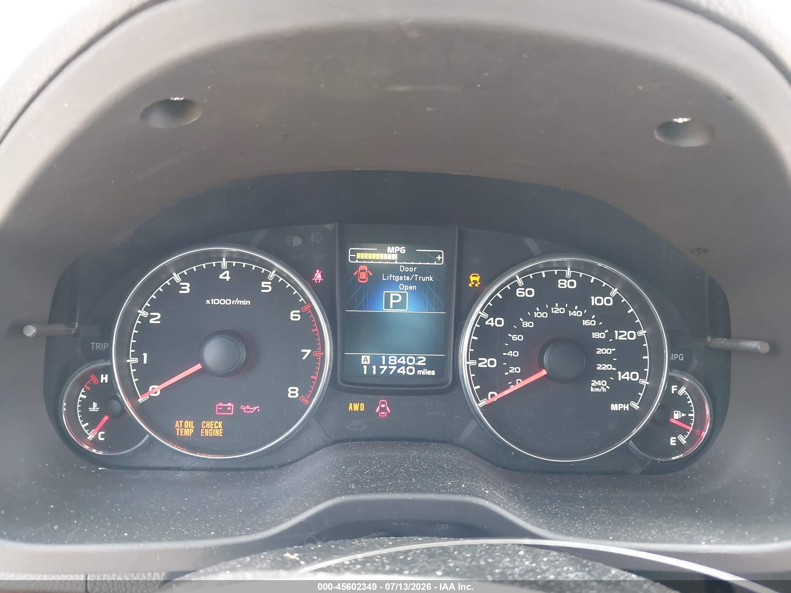 2014 Subaru Outback 2.5i Limited Gray vin: 4S4BRBLC4E3246292
