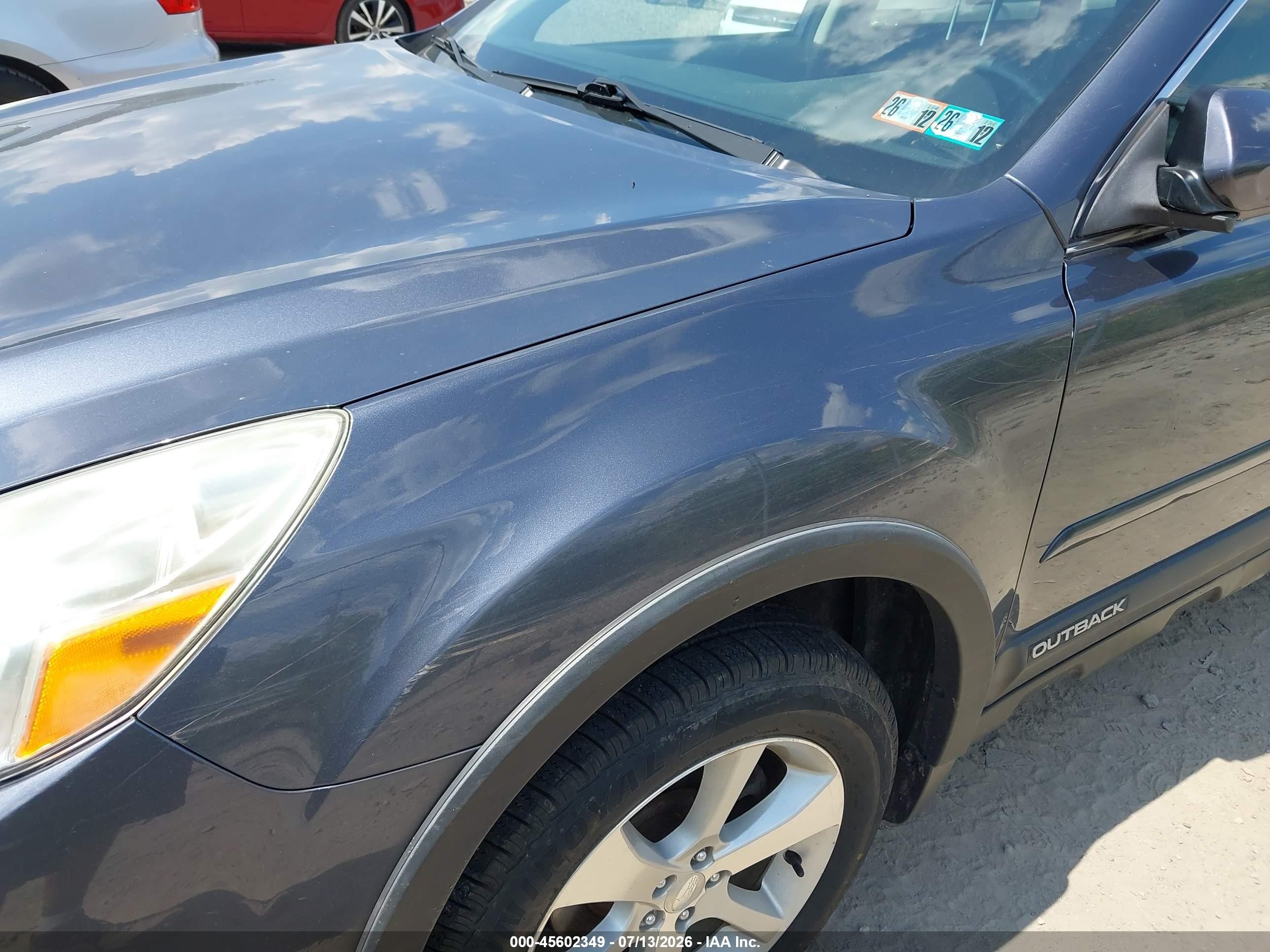 2014 Subaru Outback 2.5i Limited Gray vin: 4S4BRBLC4E3246292