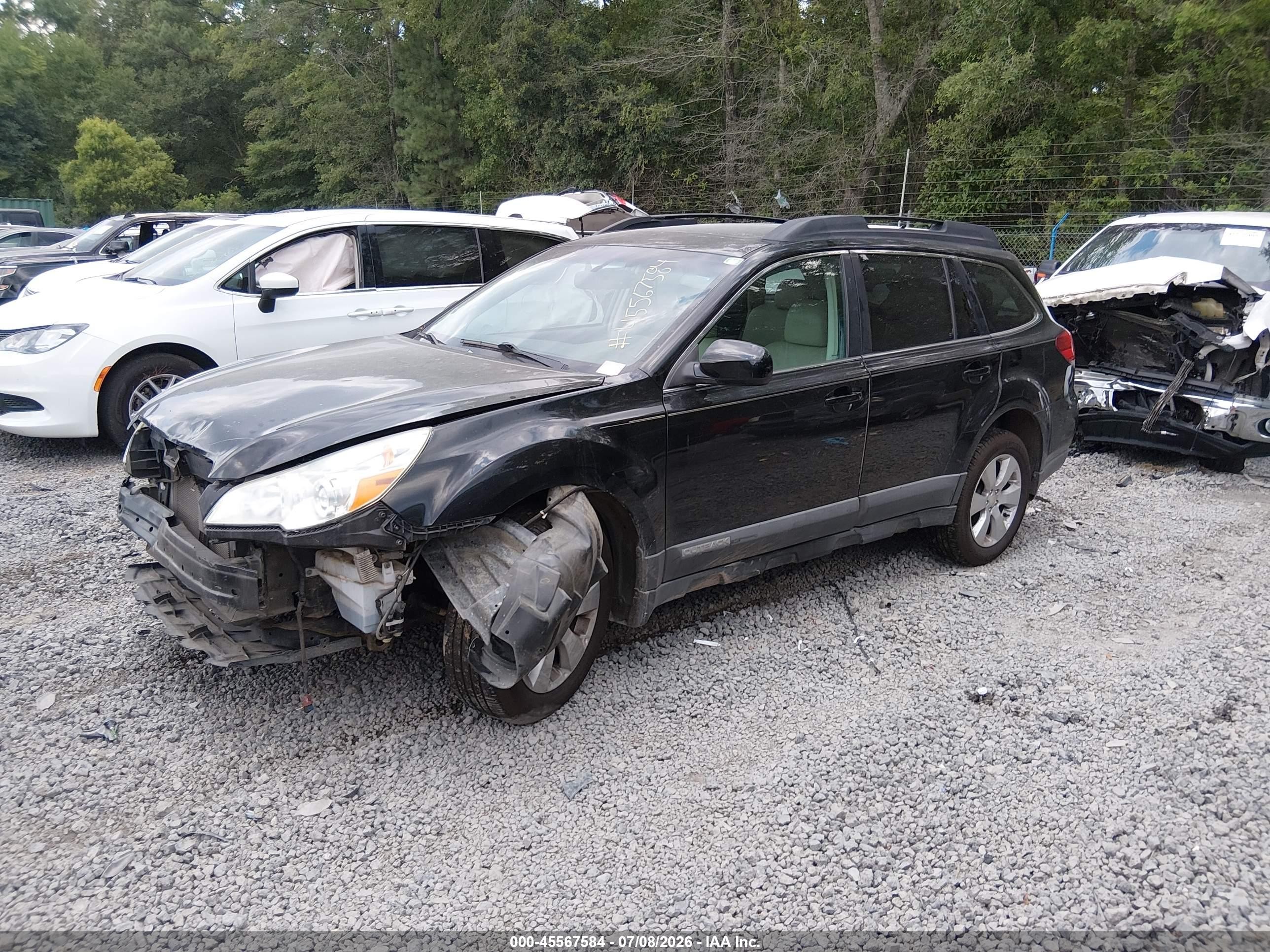 2011 Subaru Outback 2.5i Limited Black vin: 4S4BRBLC5B3345439