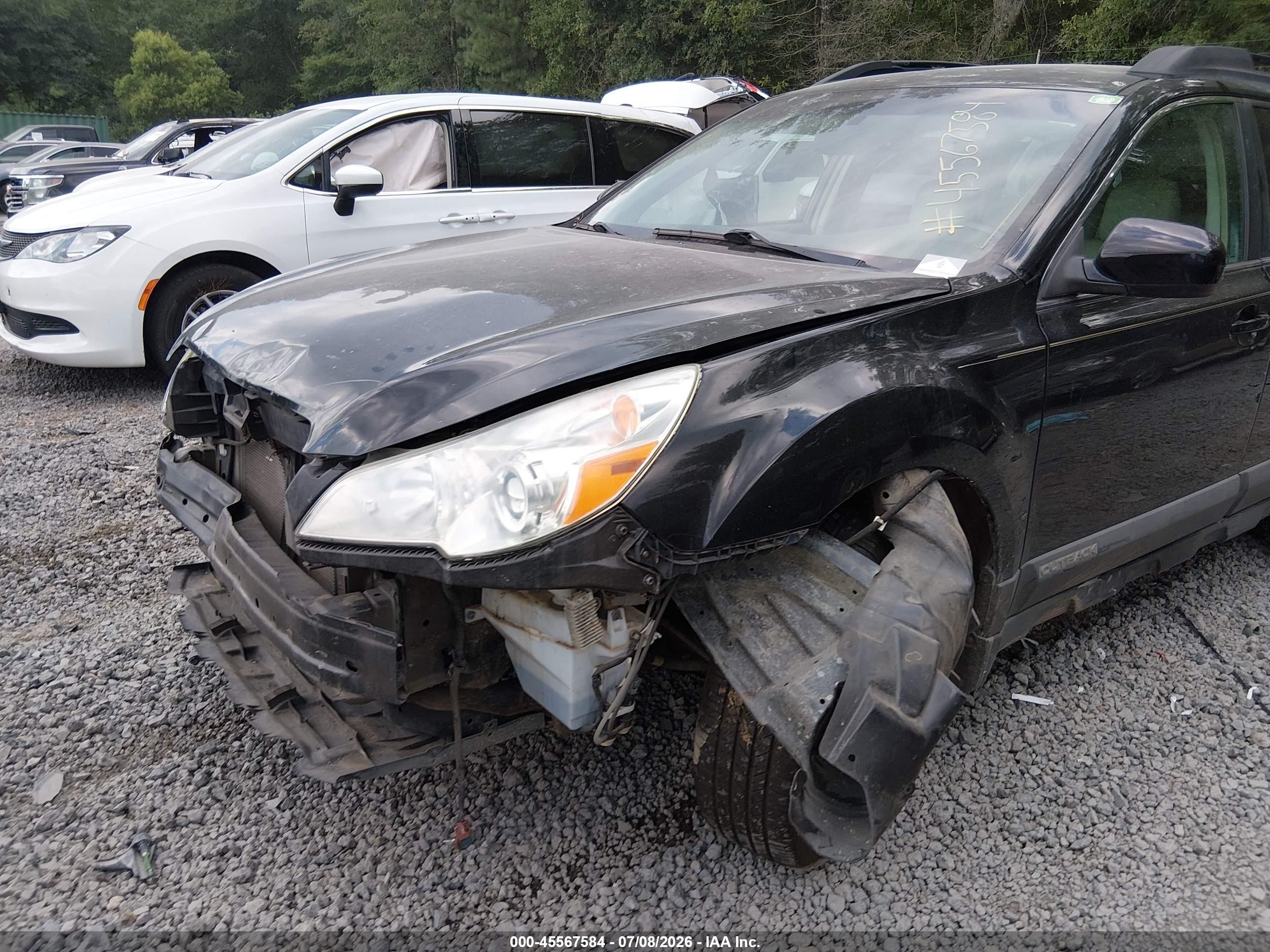 2011 Subaru Outback 2.5i Limited Black vin: 4S4BRBLC5B3345439