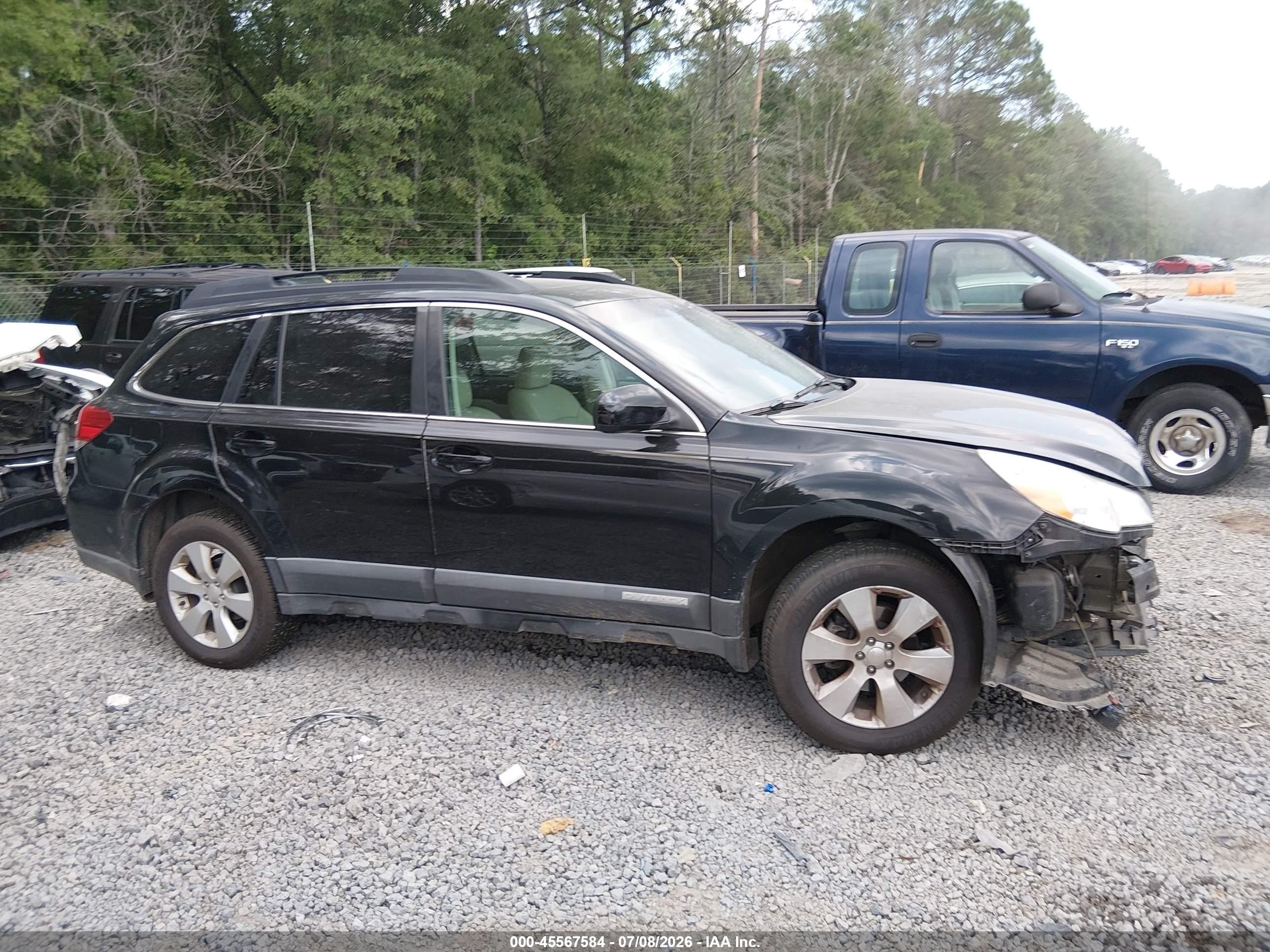 2011 Subaru Outback 2.5i Limited Black vin: 4S4BRBLC5B3345439