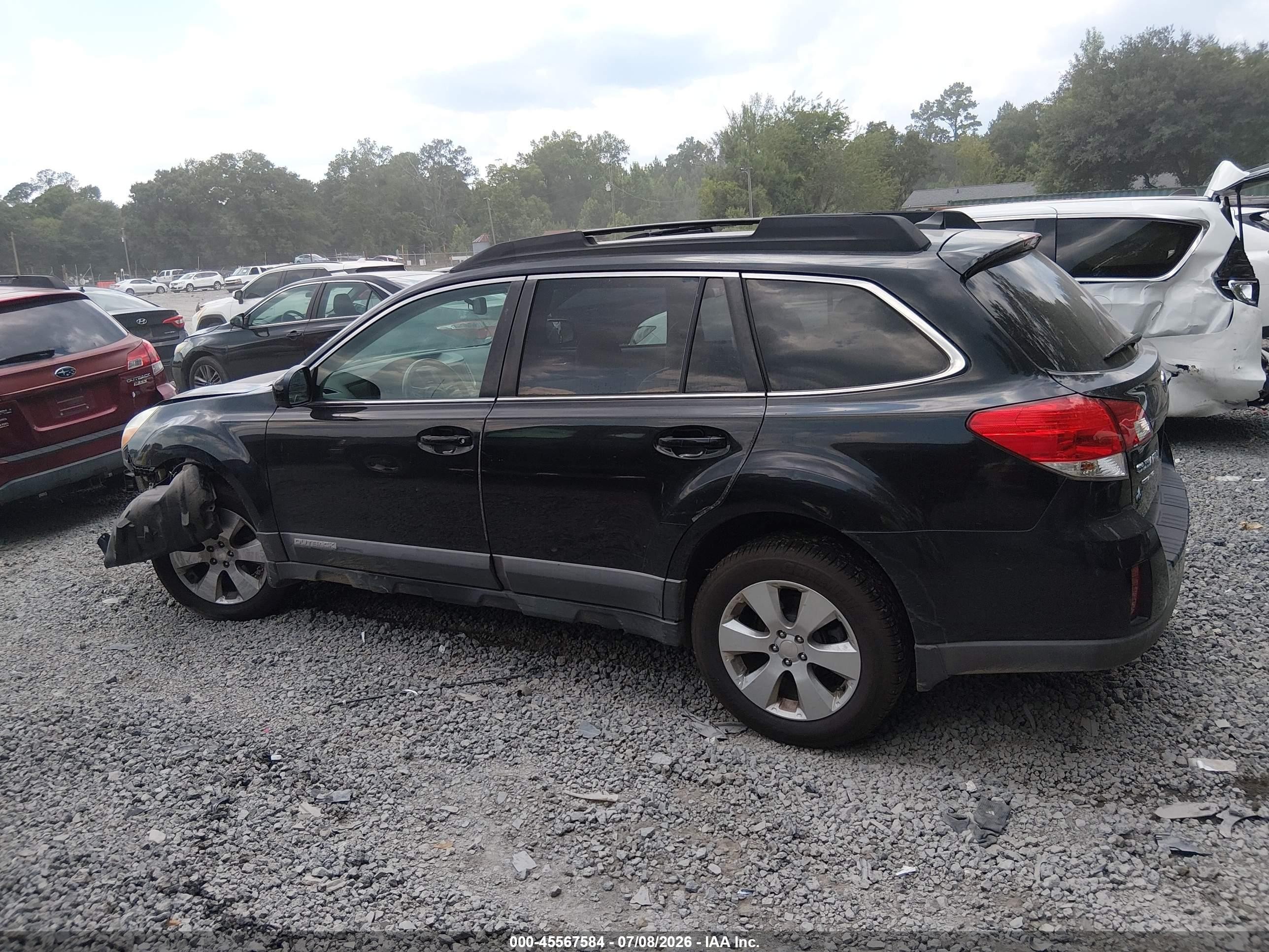 2011 Subaru Outback 2.5i Limited Black vin: 4S4BRBLC5B3345439