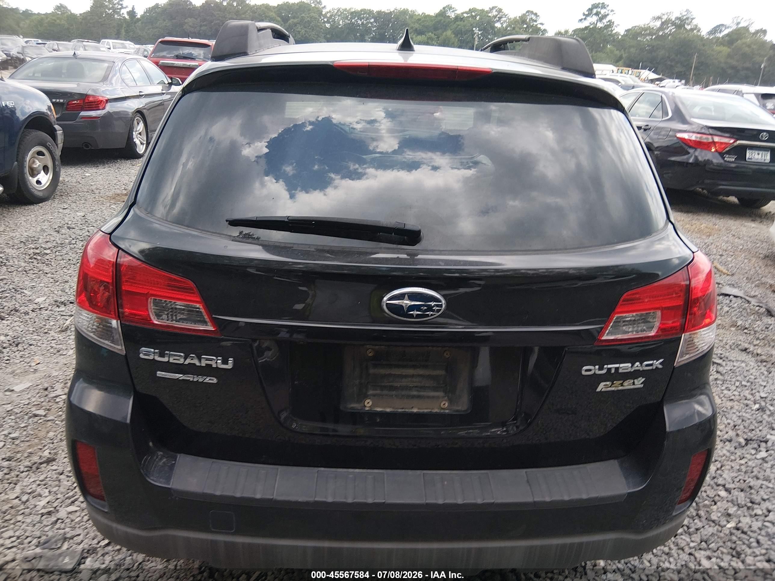 2011 Subaru Outback 2.5i Limited Black vin: 4S4BRBLC5B3345439