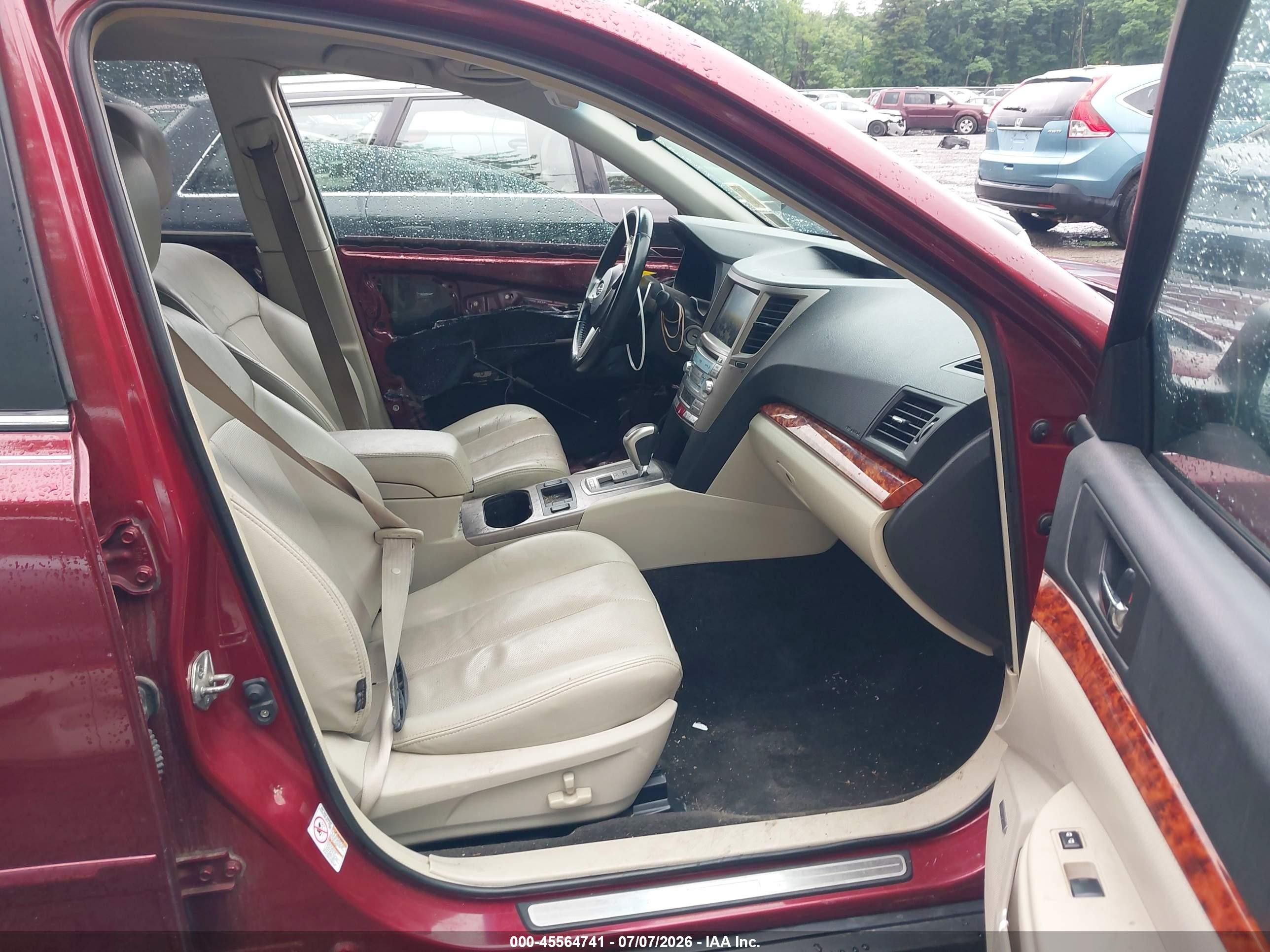2011 Subaru Outback 2.5i Limited Maroon vin: 4S4BRBLC5B3411293
