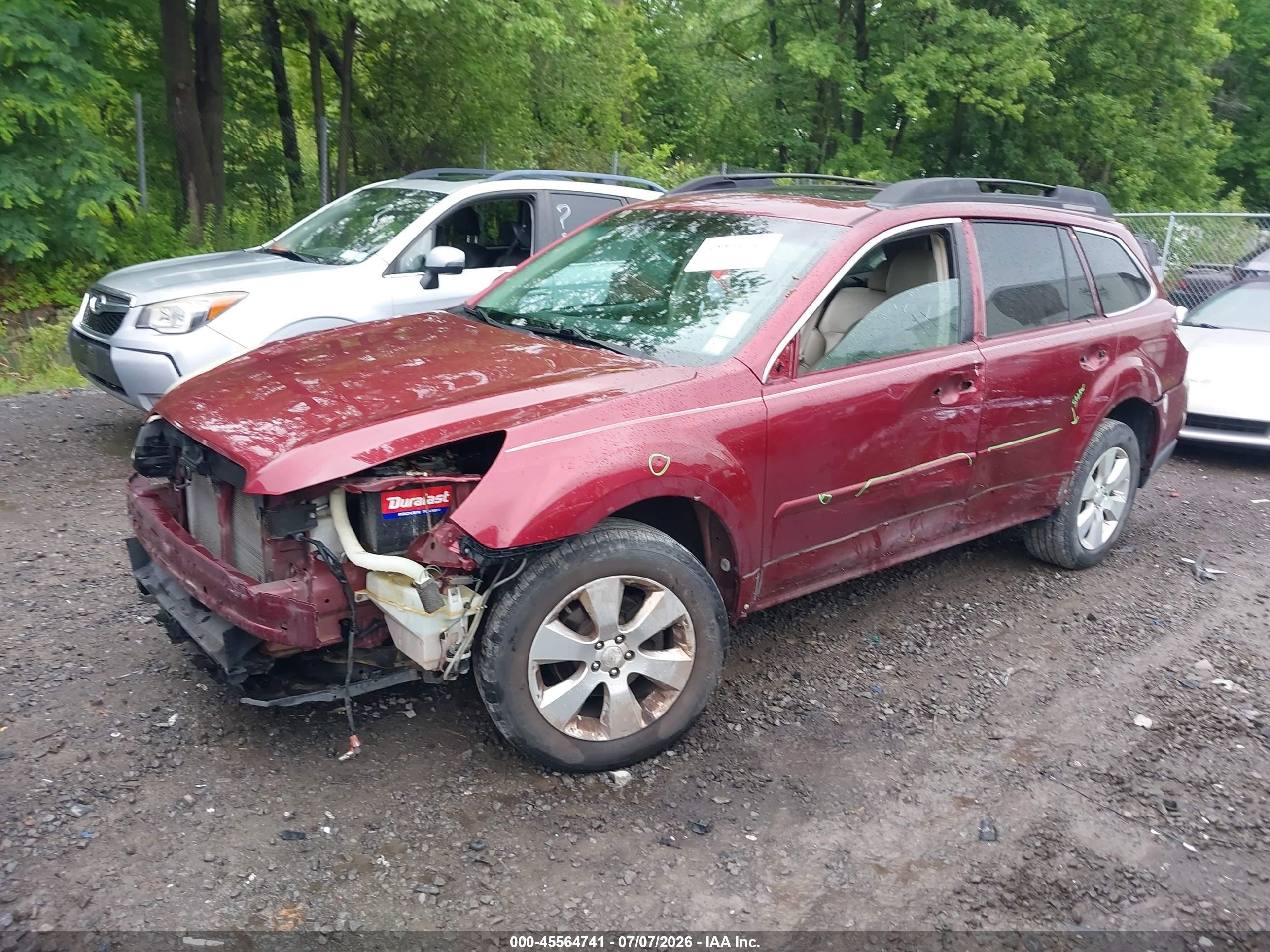 2011 Subaru Outback 2.5i Limited Maroon vin: 4S4BRBLC5B3411293